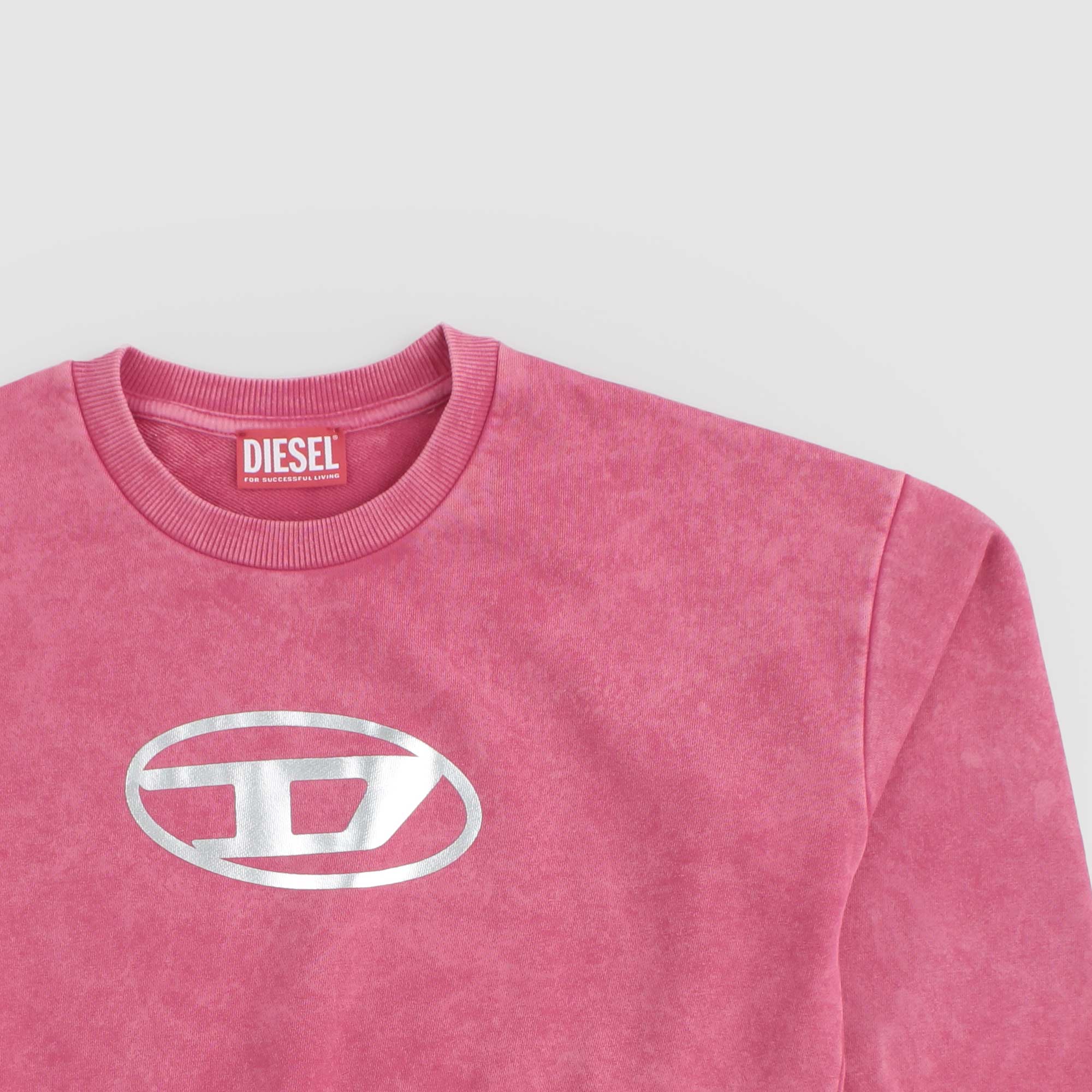 Felpa Fucsia Firmata DIESEL - annameglio.com abbigliamento moda