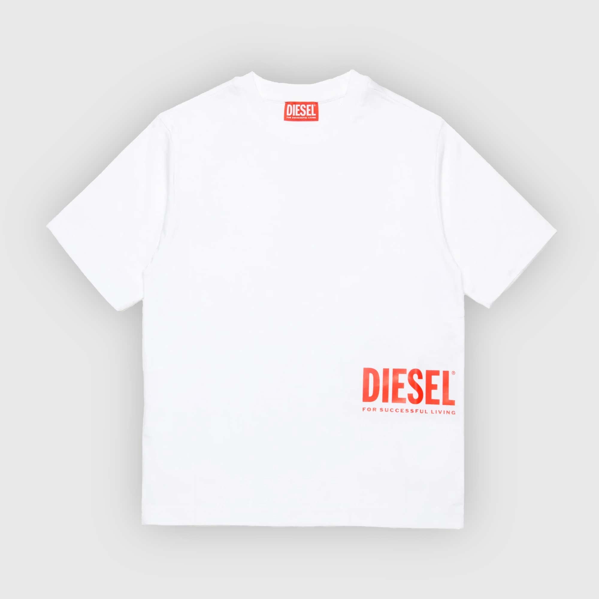 T-shirt Bianca Unisex Firmata DIESEL - annameglio.com abbigliamento moda