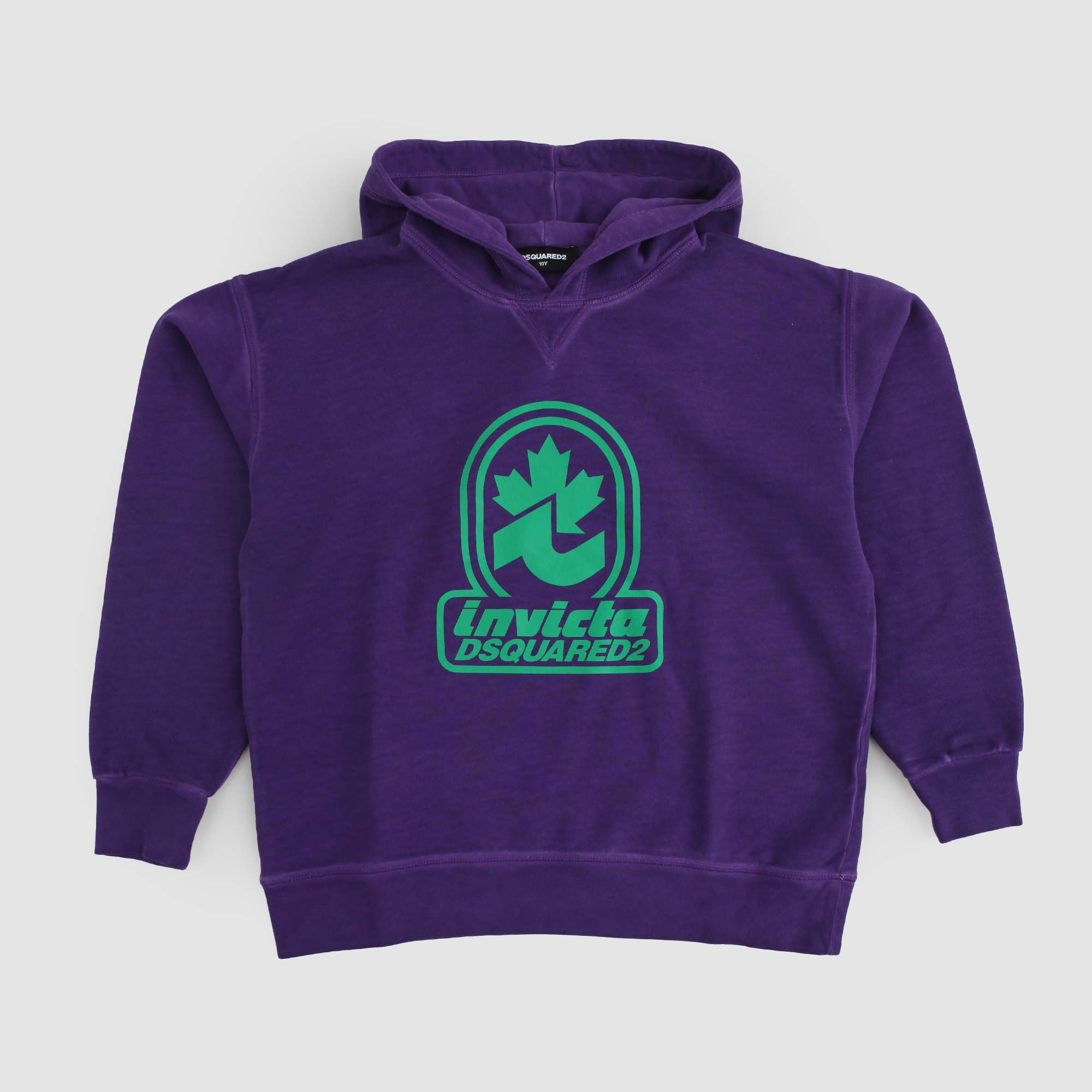 Felpa Viola Con Cappuccio Firmata DSQUARED2 - annameglio.com abbigliamento moda