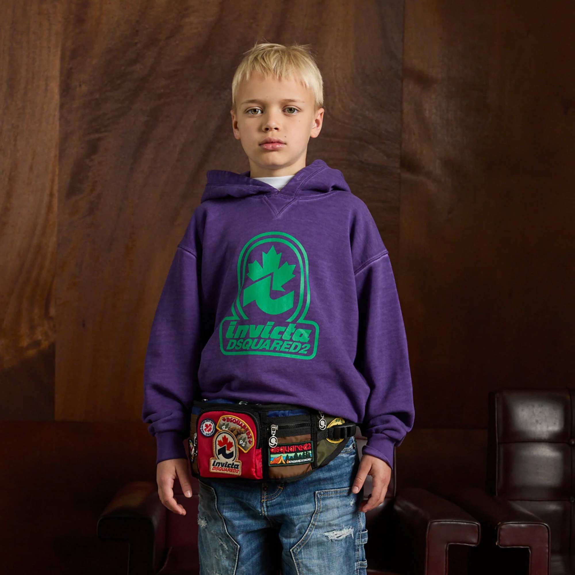 Marsupio Colour-Block Firmato DSQUARED2 - annameglio.com abbigliamento moda