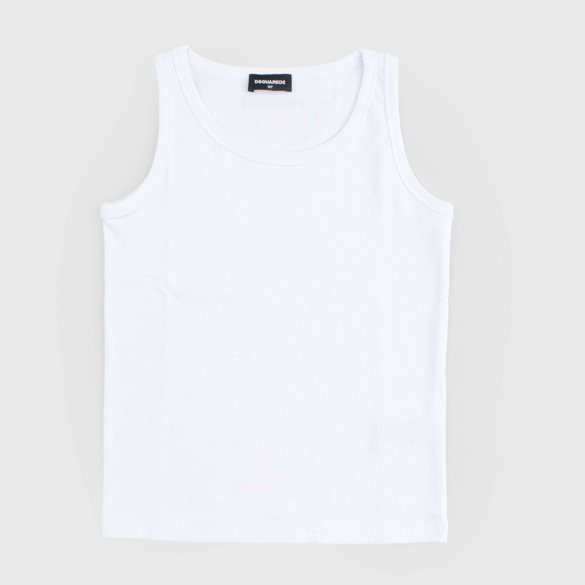 Canotta Bianca Firmata DSQUARED2 - annameglio.com abbigliamento moda