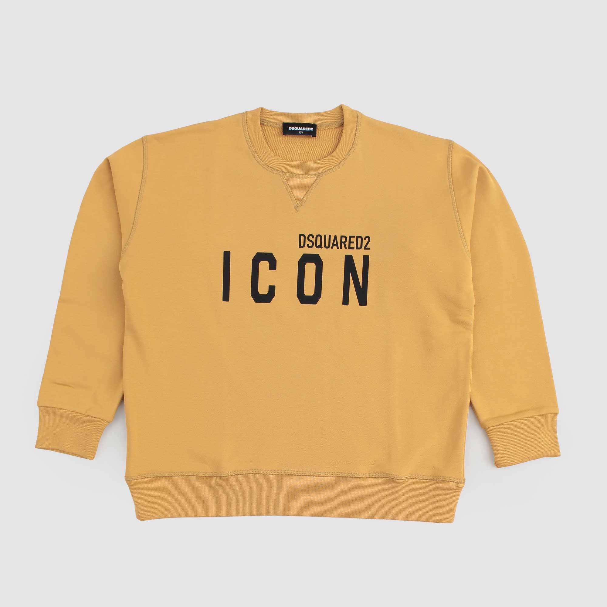 Felpa Senape Firmata DSQUARED2 - annameglio.com abbigliamento moda