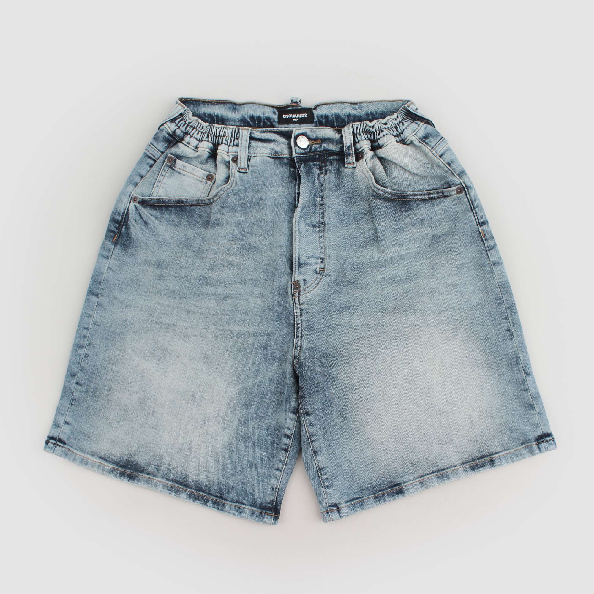 Bermuda Denim Slavato Firmato DSQUARED2 - annameglio.com abbigliamento moda