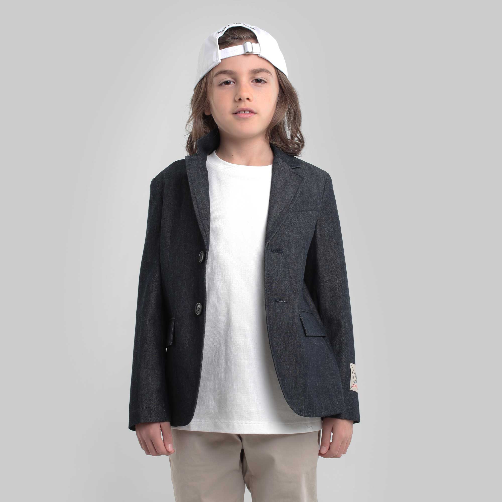 Giacca In Denim Scuro Firmata N°21 - annameglio.com abbigliamento moda