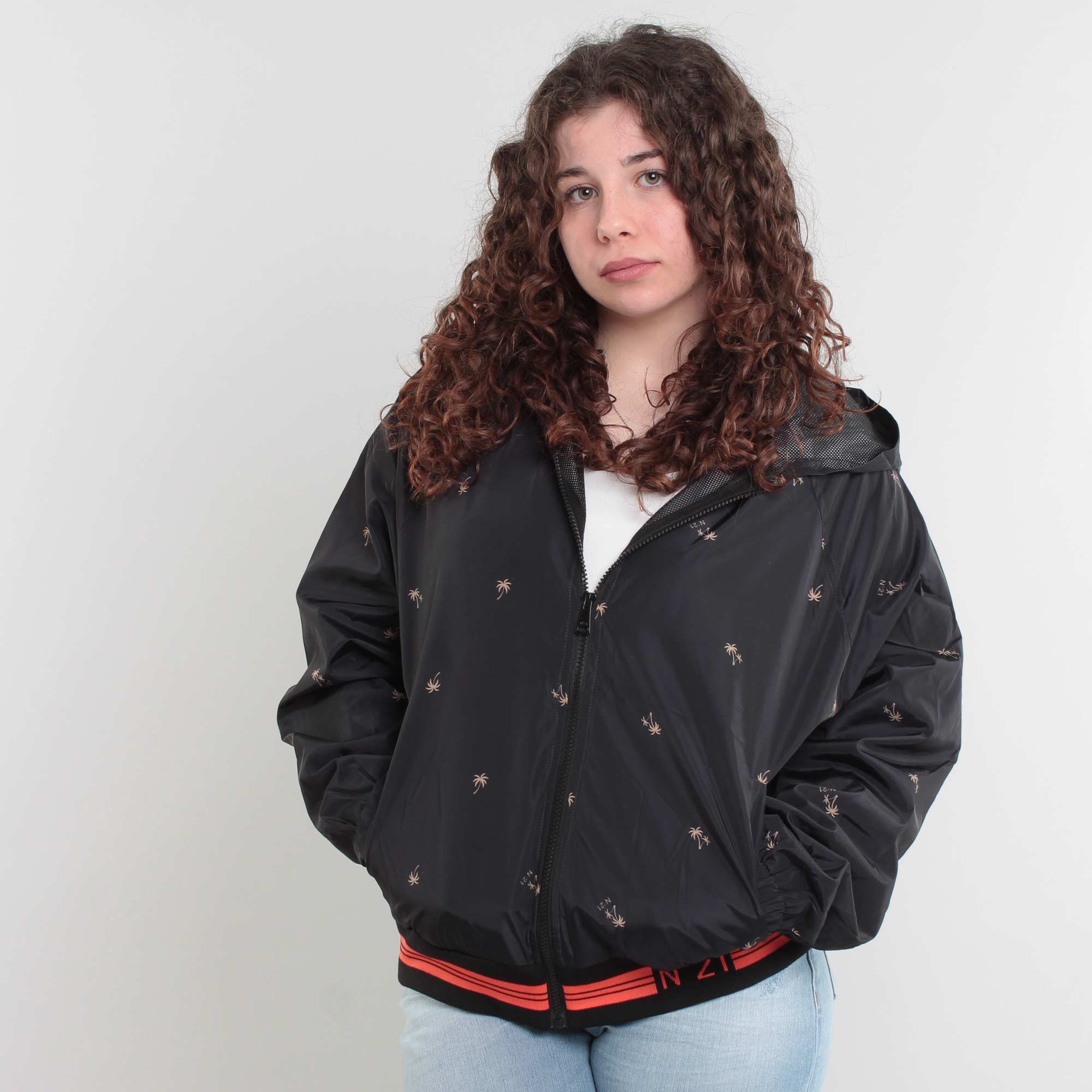 Giacca Con Stampa Palme Firmata N 21 - annameglio.com abbigliamento moda