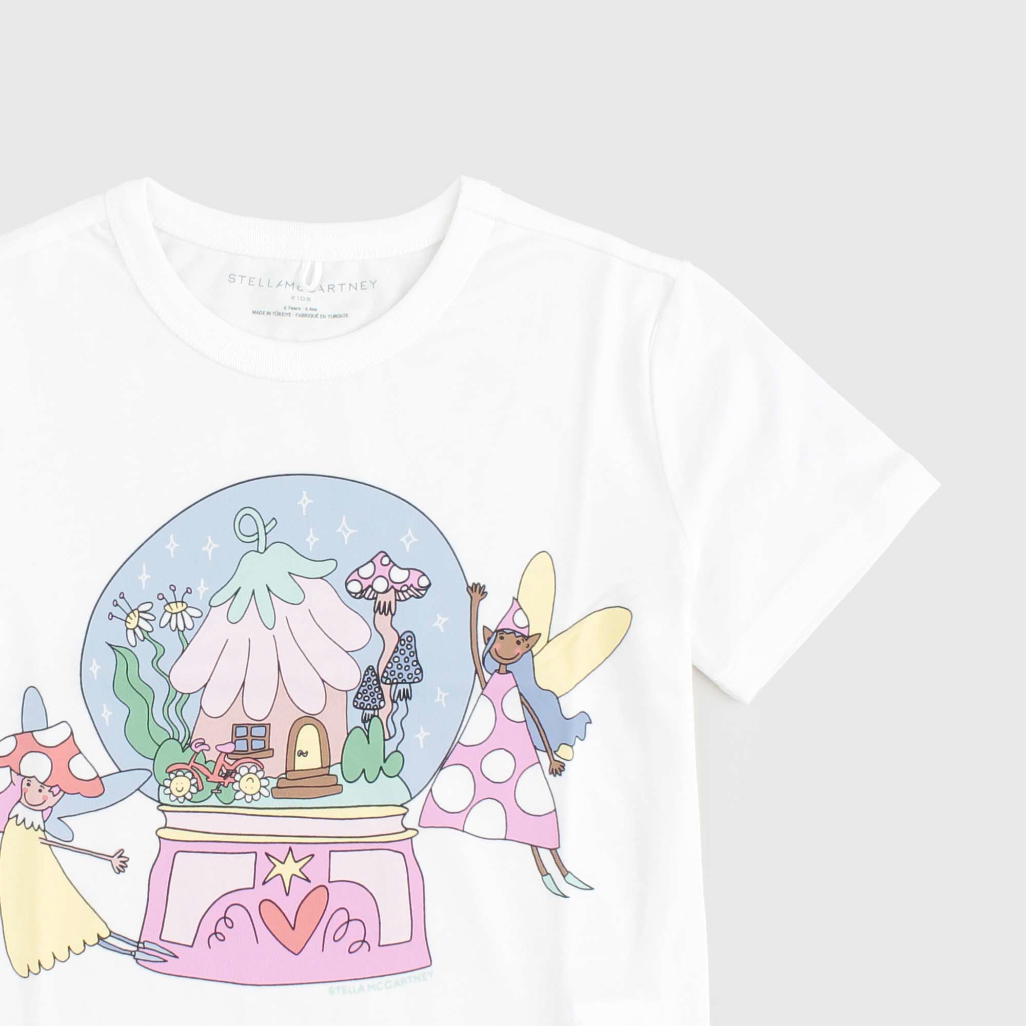 T-shirt Bianca Baby Firmata STELLA MC CARTNEY - annameglio.com abbigliamento moda