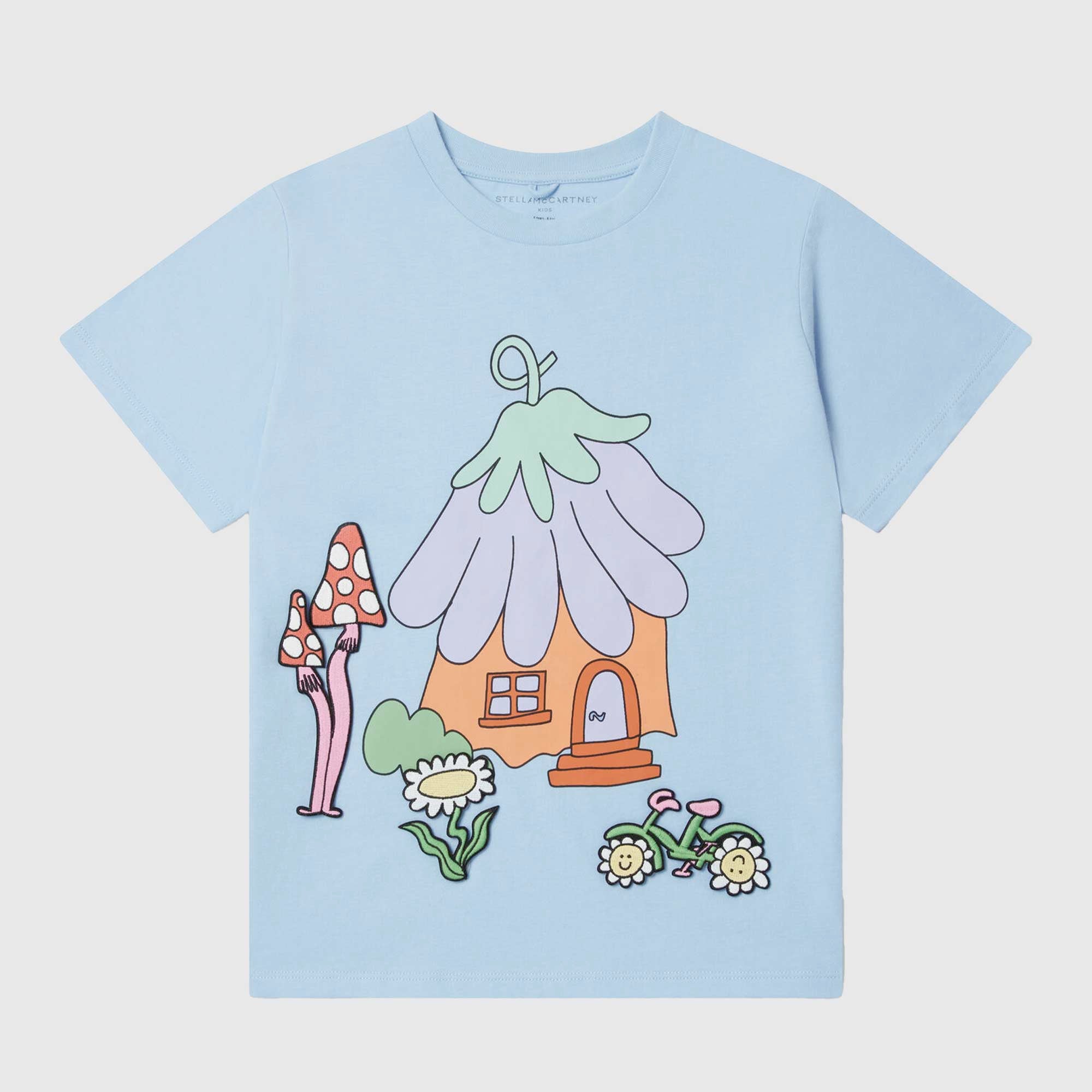 T-shirt Celeste STELLA MC CARTNEY - annameglio.com abbigliamento moda