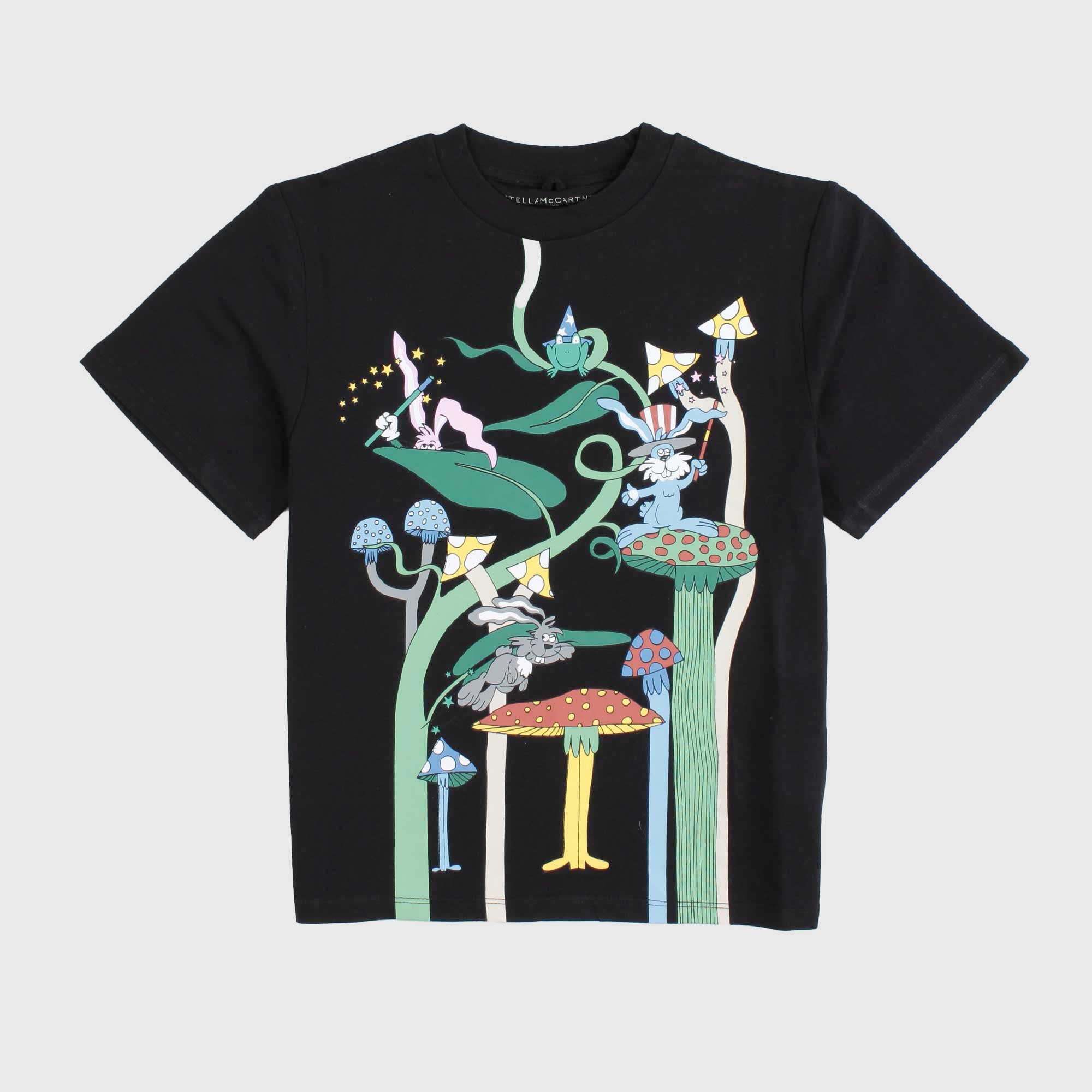 T-shirt Nera Firmata STELLA MC CARTNEY - annameglio.com abbigliamento moda