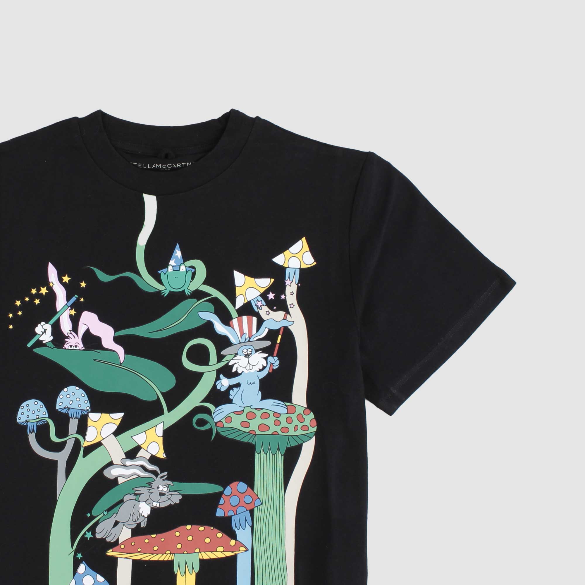 T-shirt Nera Firmata STELLA MC CARTNEY - annameglio.com abbigliamento moda