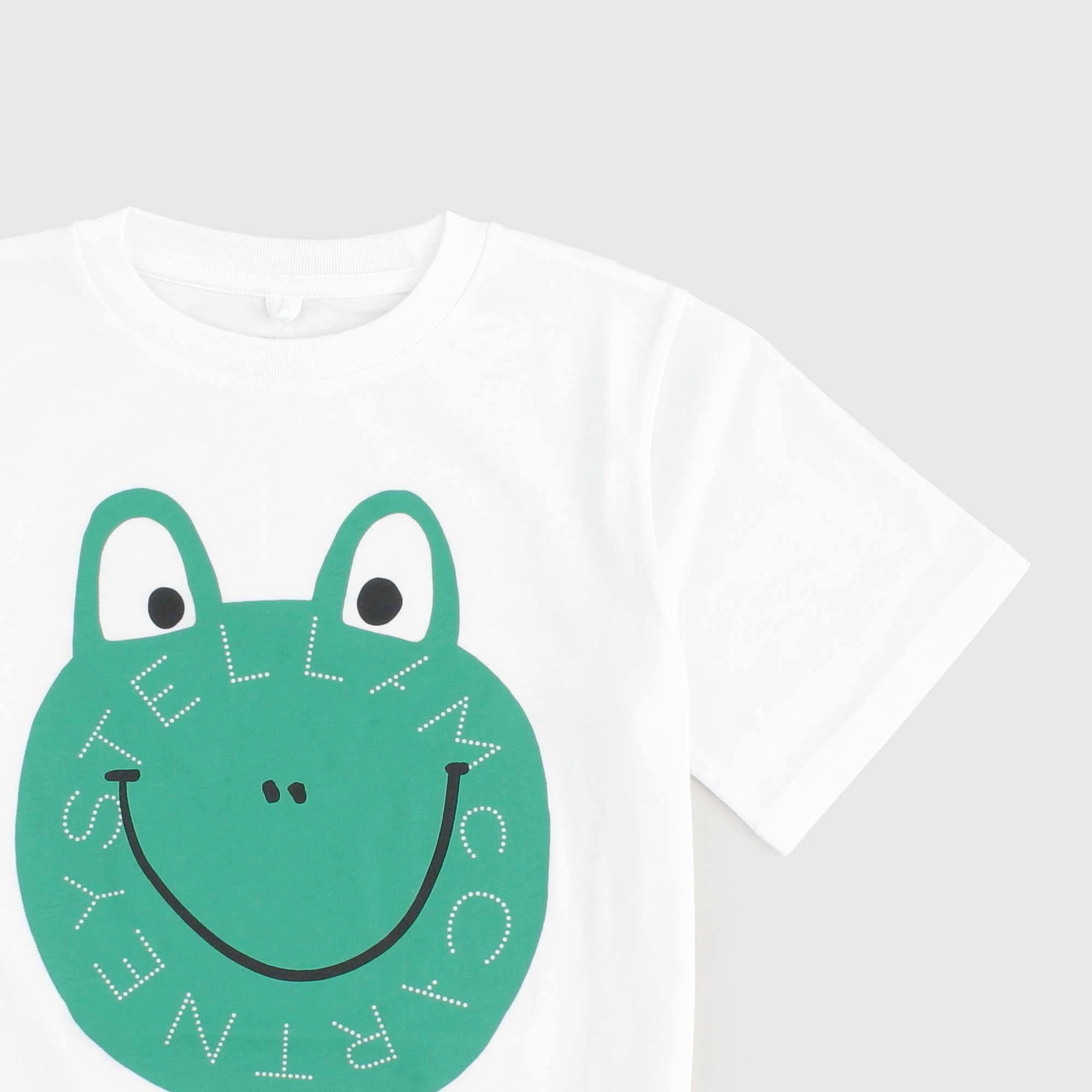 T-shirt Bianca Con Rana STELLA MC CARTNEY - annameglio.com abbigliamento moda