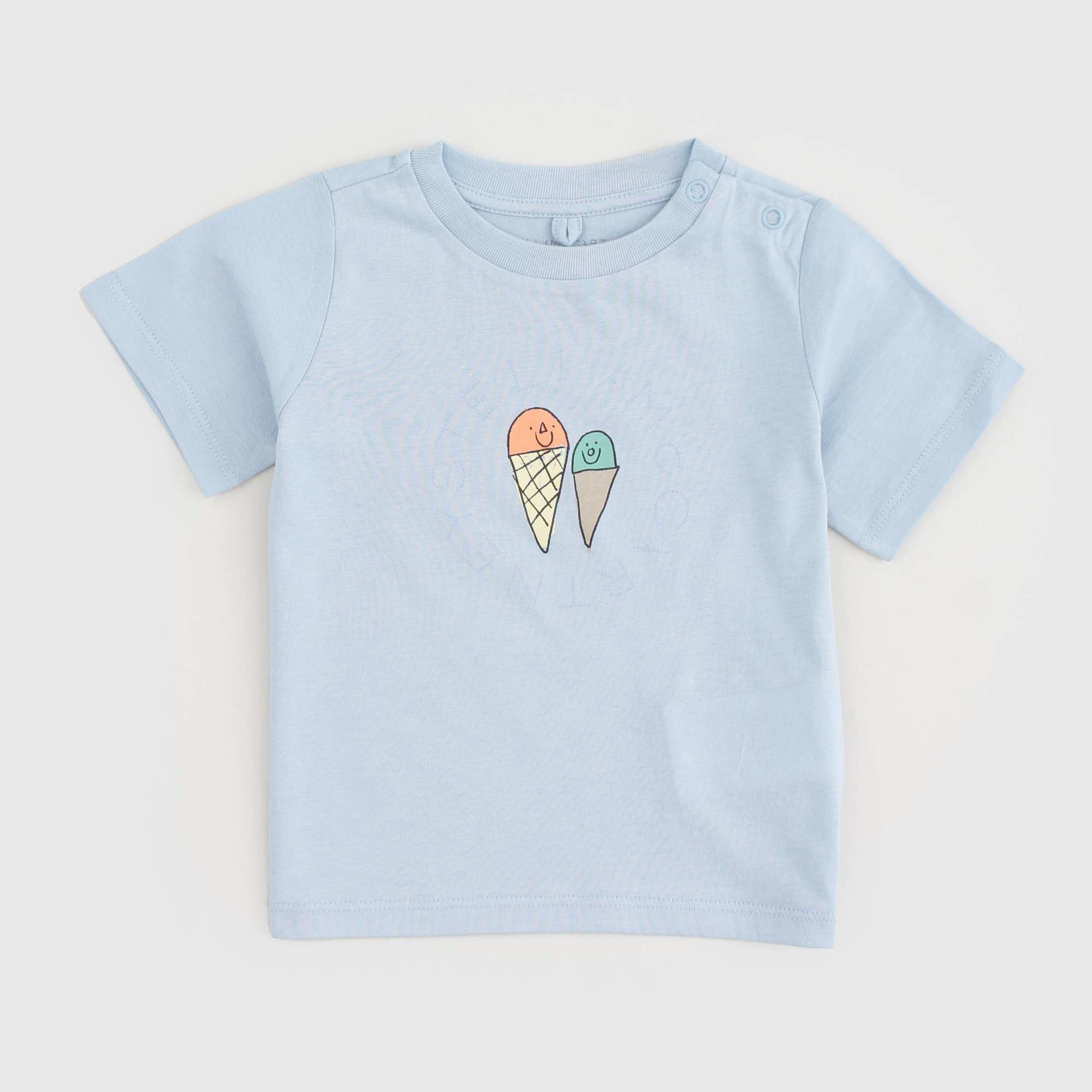 T-shirt Celeste Firmata STELLA MCCARTNEY - annameglio.com abbigliamento moda