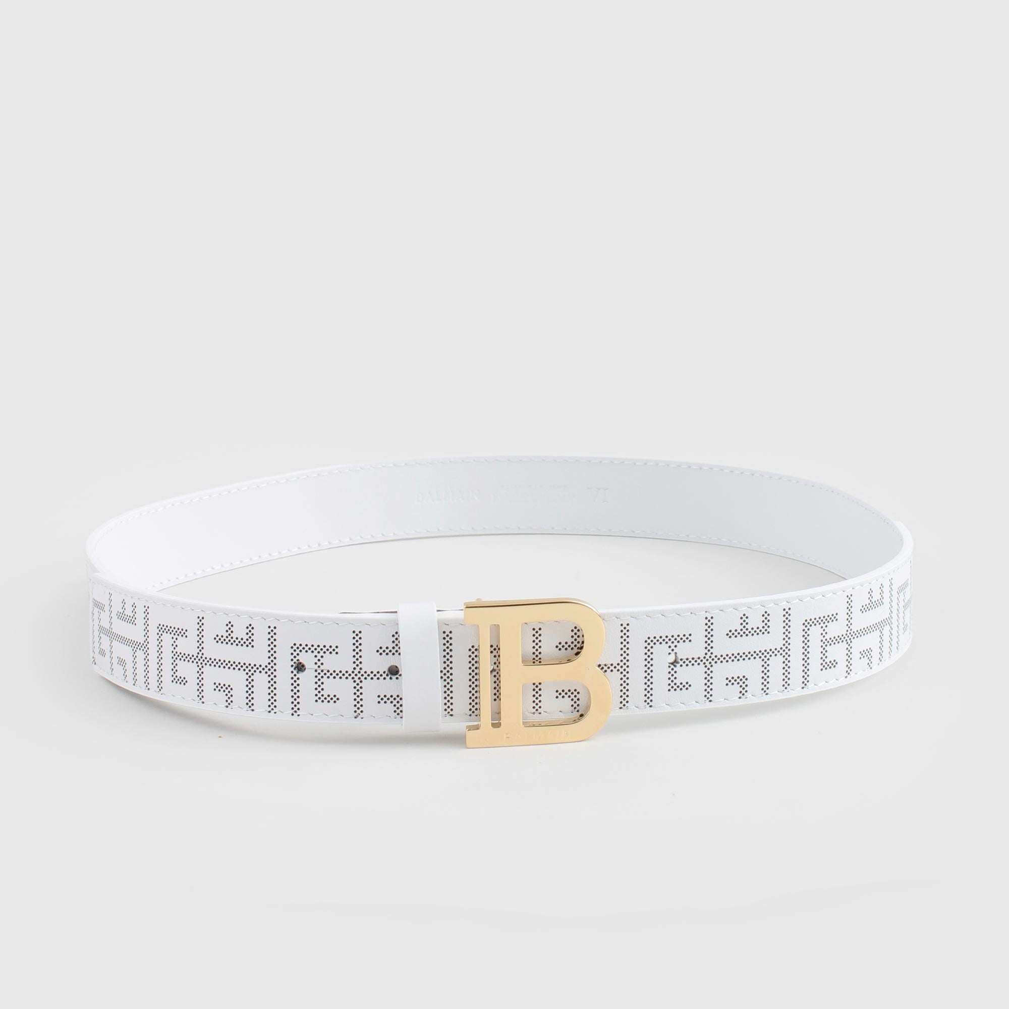 Cintura Bianca Con Fibbia Firmata BALMAIN - annameglio.com abbigliamento moda