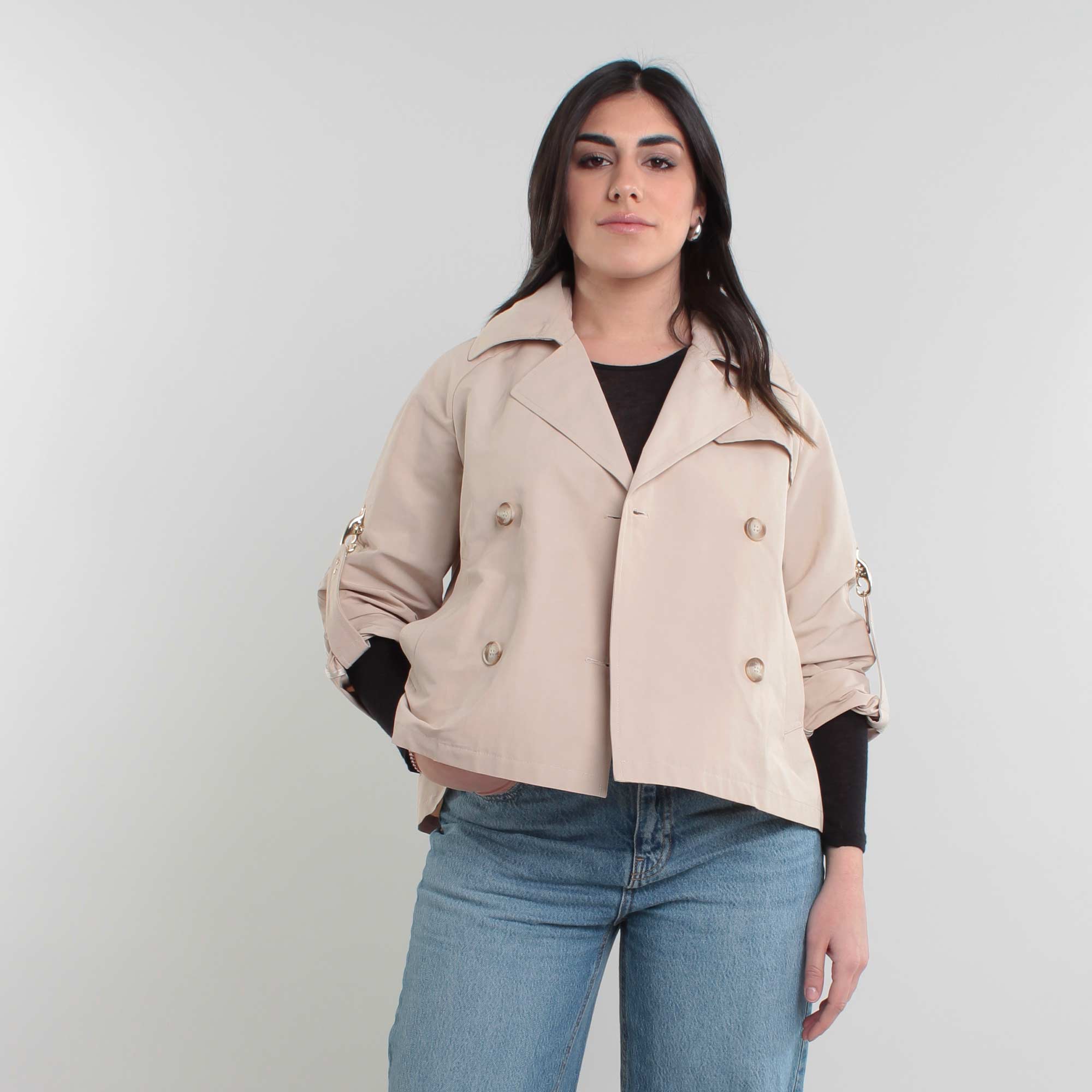 Trench Corto Beige Firmato FAY JUNIOR - annameglio.com abbigliamento moda
