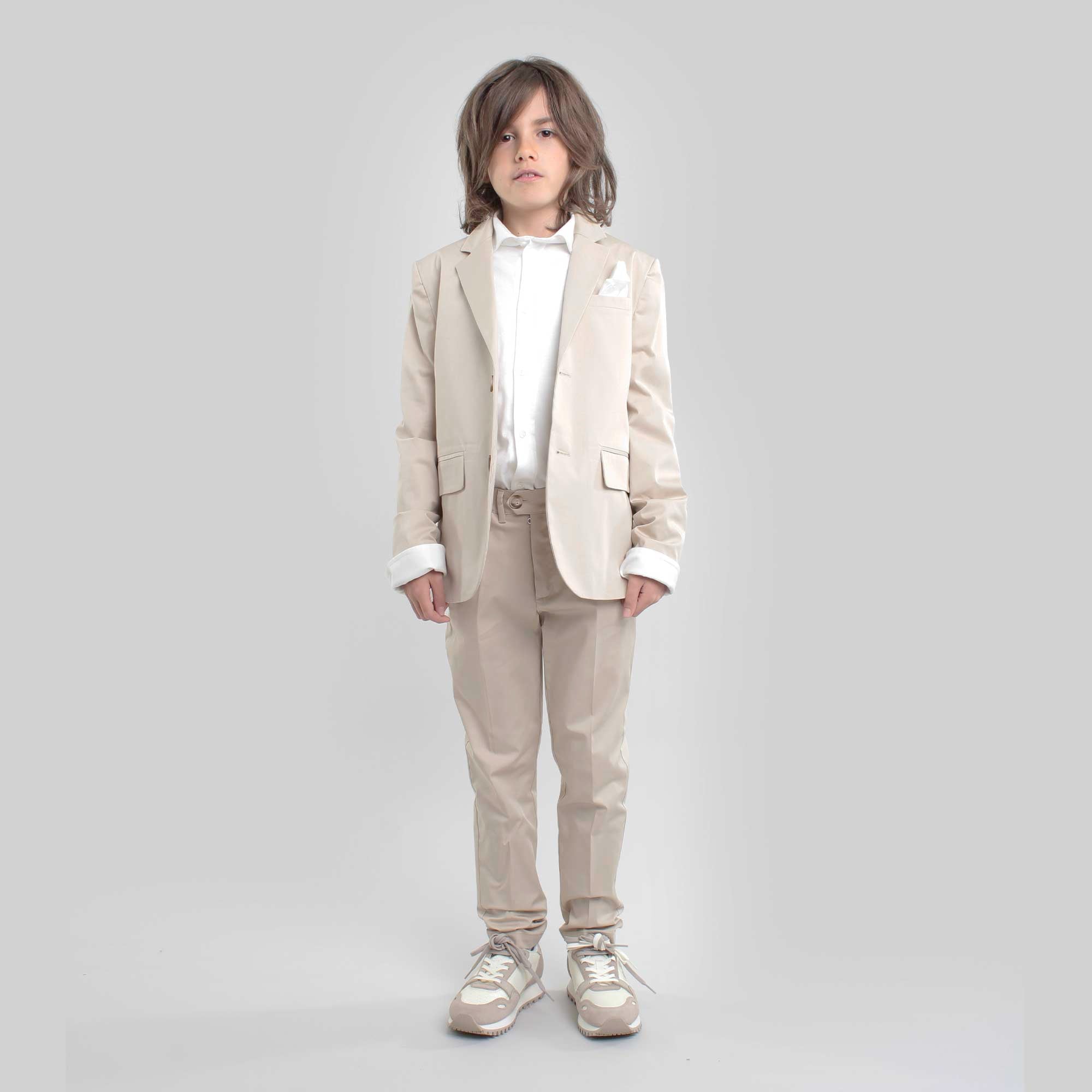 Completo Beige Firmato FAY JUNIOR - annameglio.com abbigliamento moda
