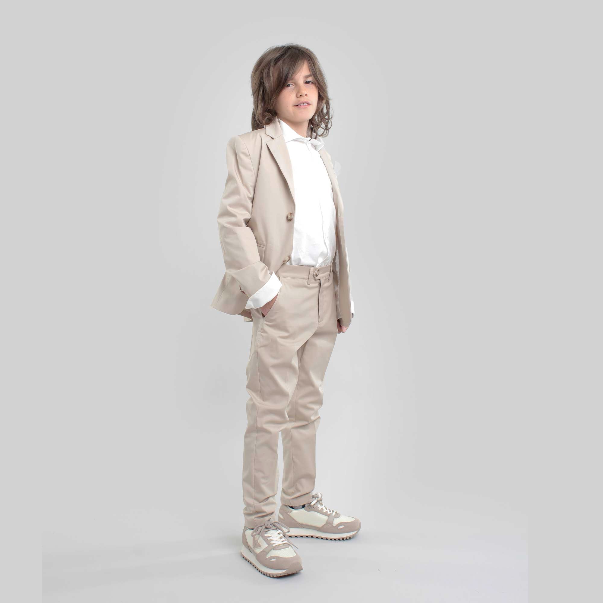 Completo Beige Firmato FAY JUNIOR - annameglio.com abbigliamento moda