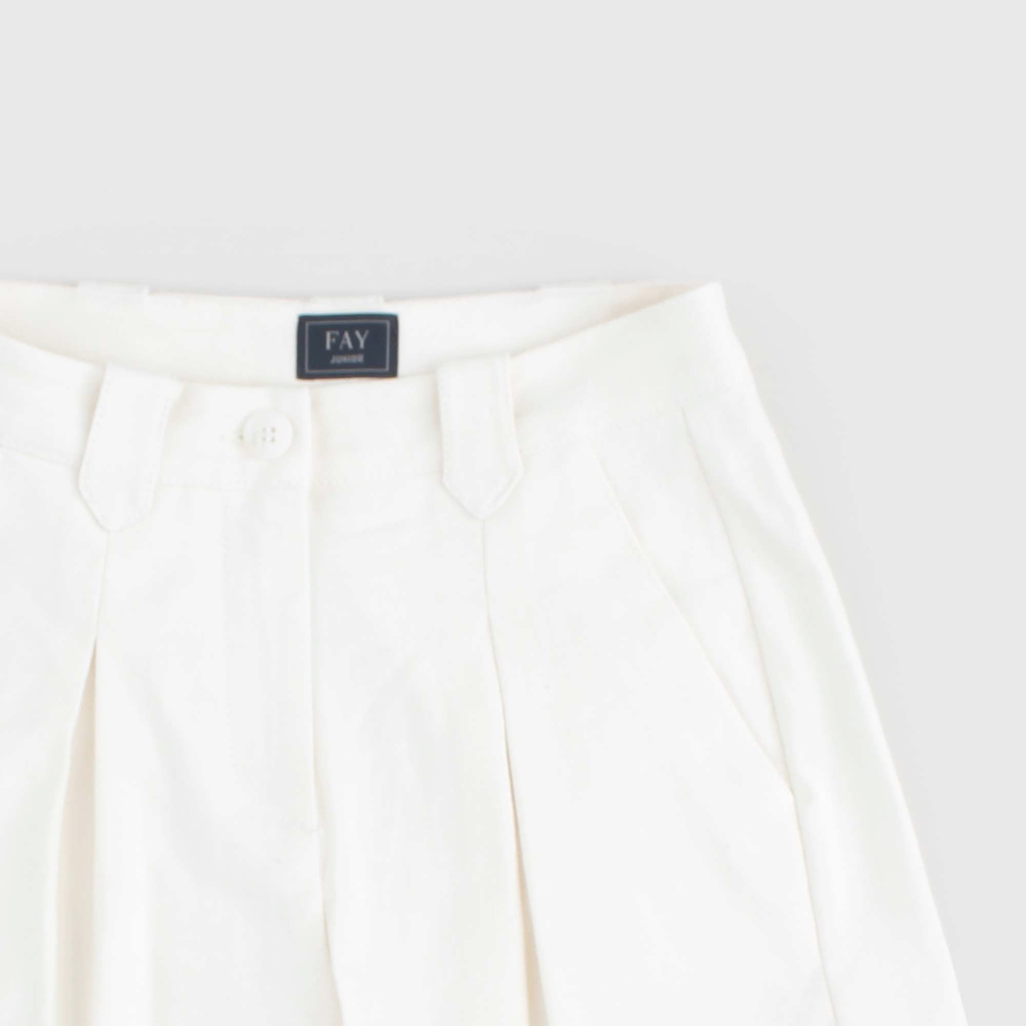 Bermuda Latte Firmati FAY JUNIOR - annameglio.com abbigliamento moda