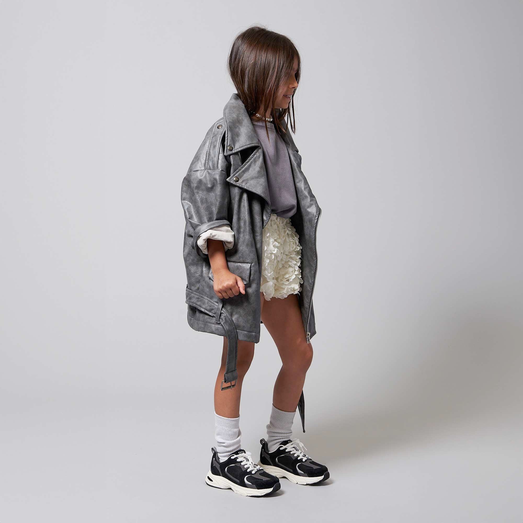 Giacca Chiodo Over Calamita Firmata DOUUOD - annameglio.com abbigliamento moda