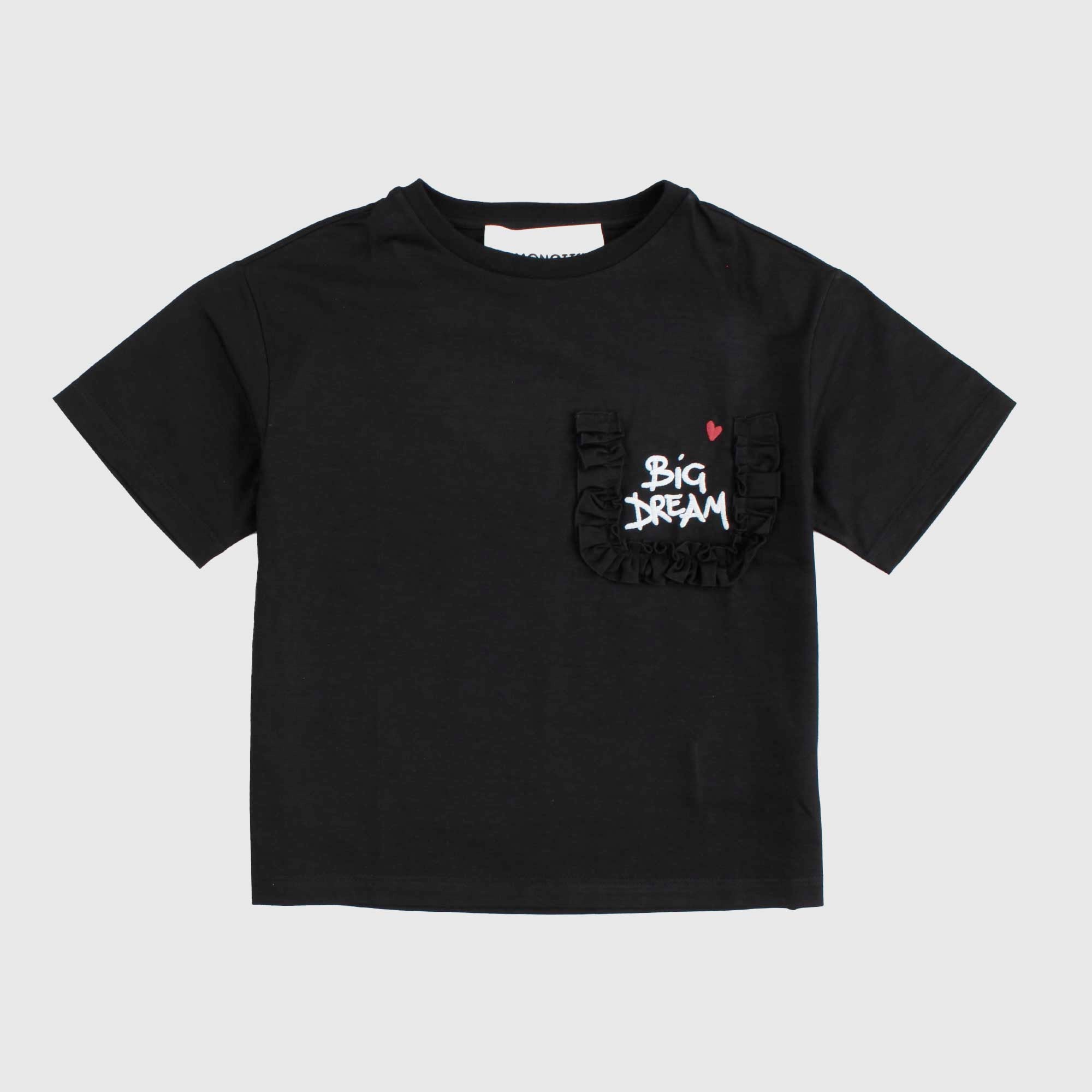 T-shirt Nera Firmata SIMONETTA - annameglio.com abbigliamento moda