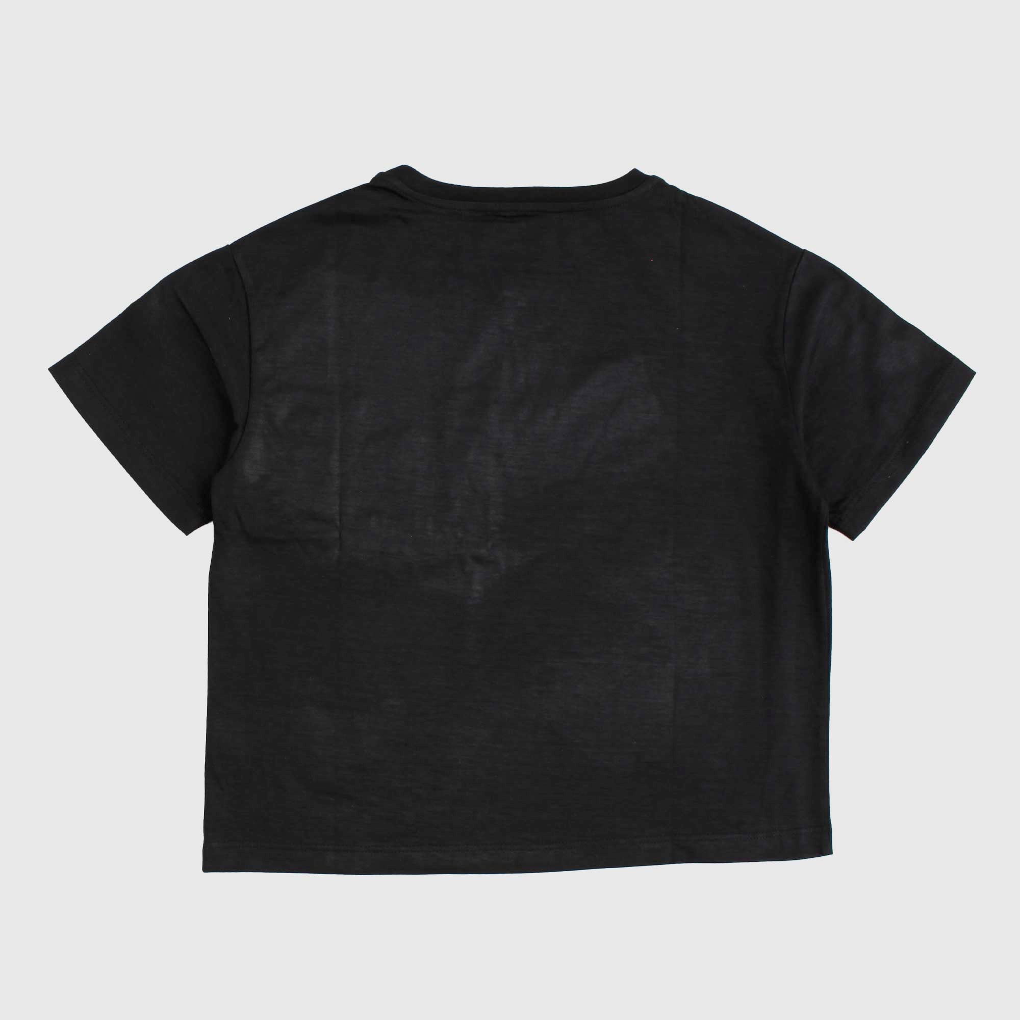 T-shirt Nera Firmata SIMONETTA - annameglio.com abbigliamento moda