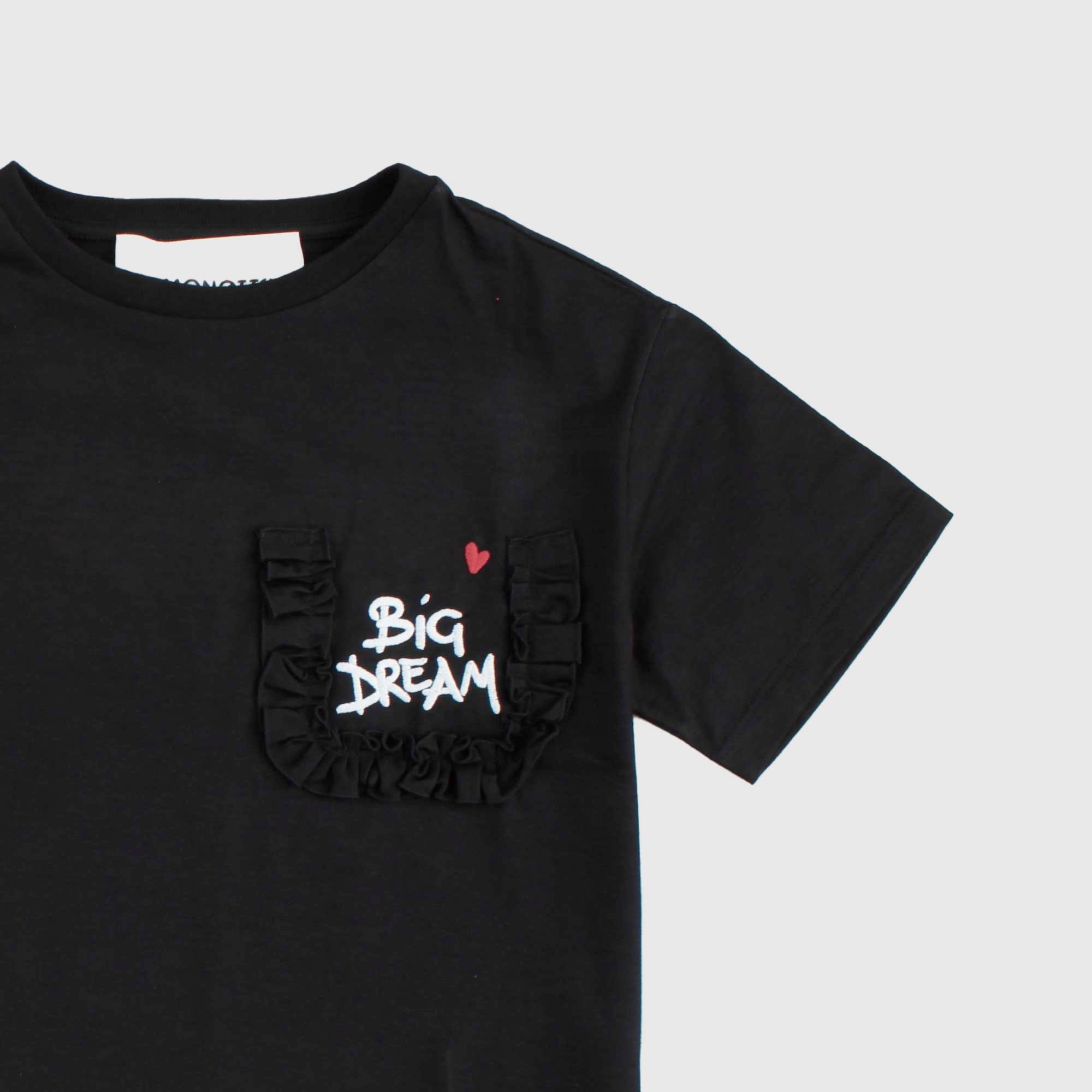 T-shirt Nera Firmata SIMONETTA - annameglio.com abbigliamento moda