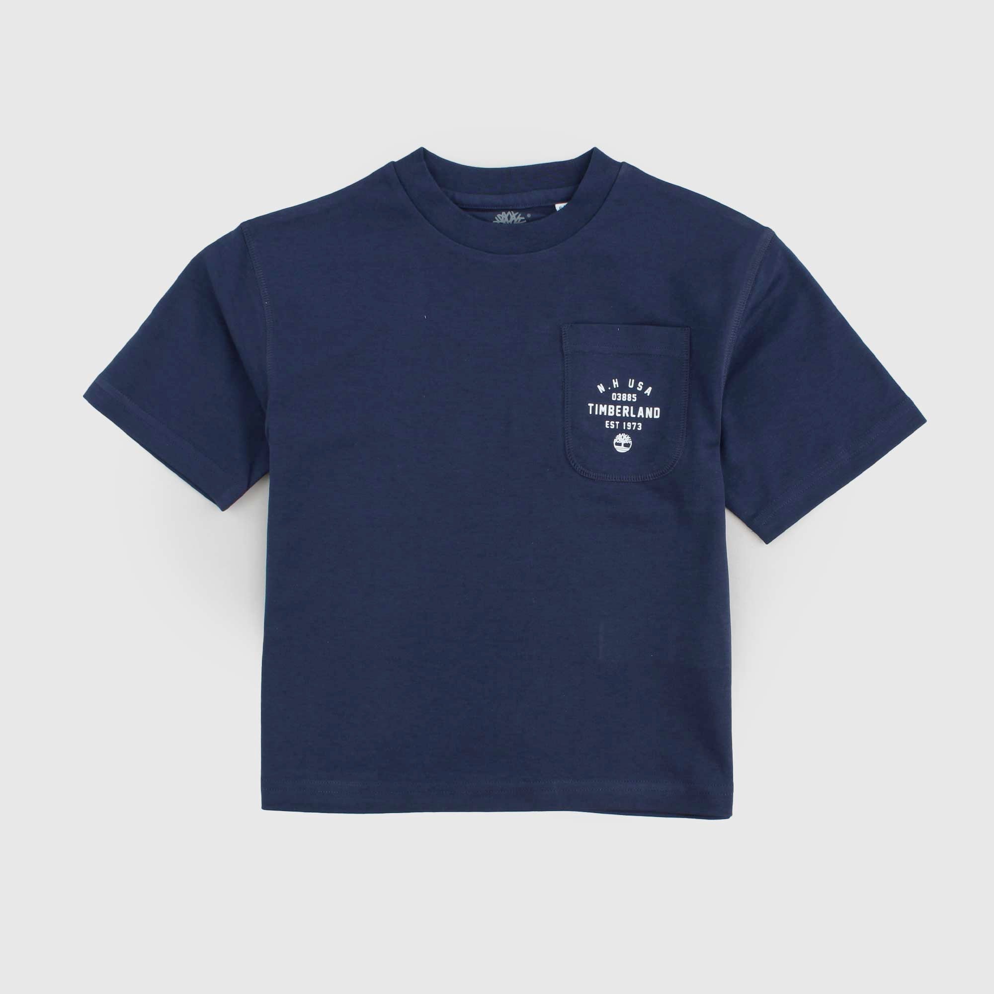 T-shirt Blu Firmata TIMBERLAND - annameglio.com abbigliamento moda