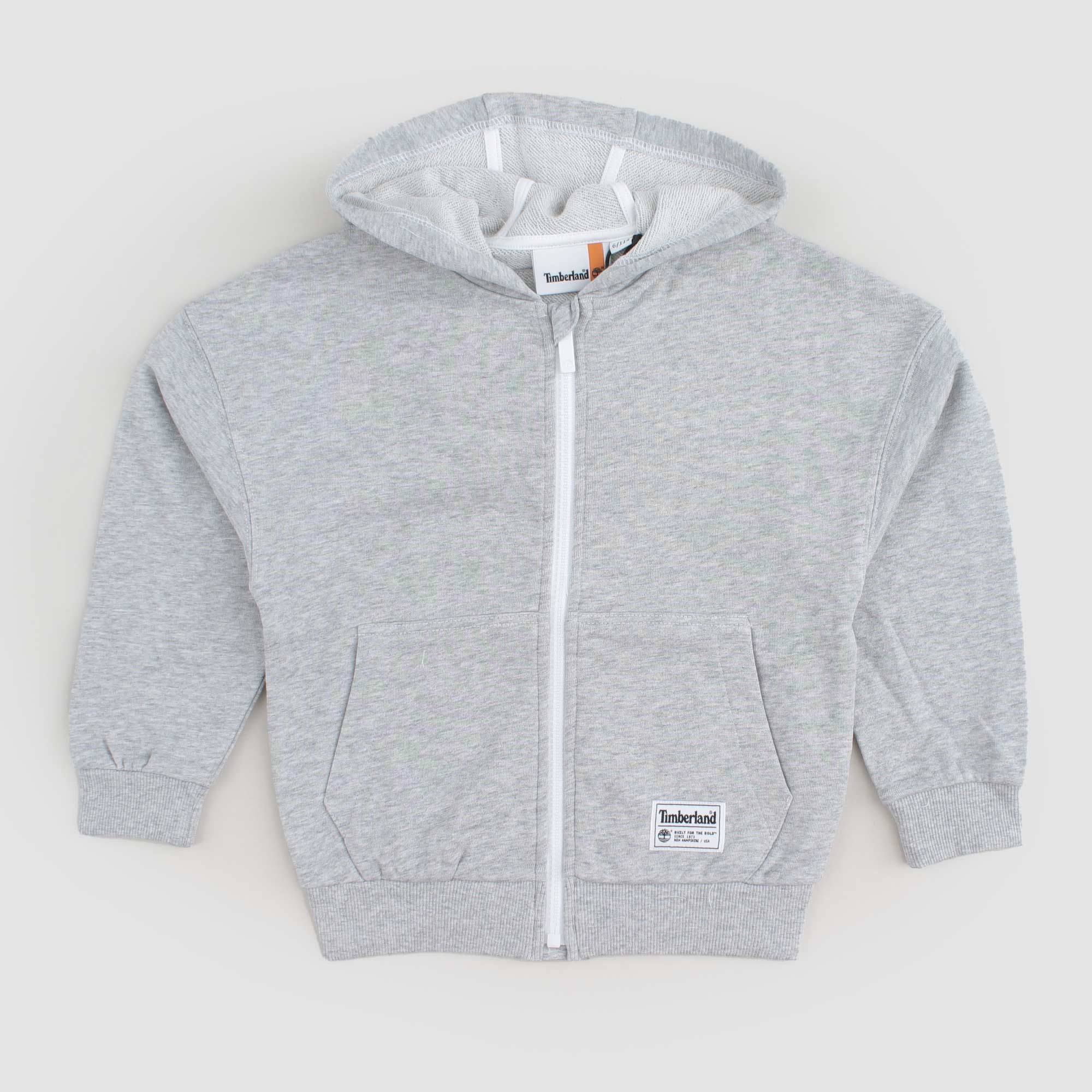 Felpa Grigia Con Stampa Firmata TIMBERLAND - annameglio.com abbigliamento moda