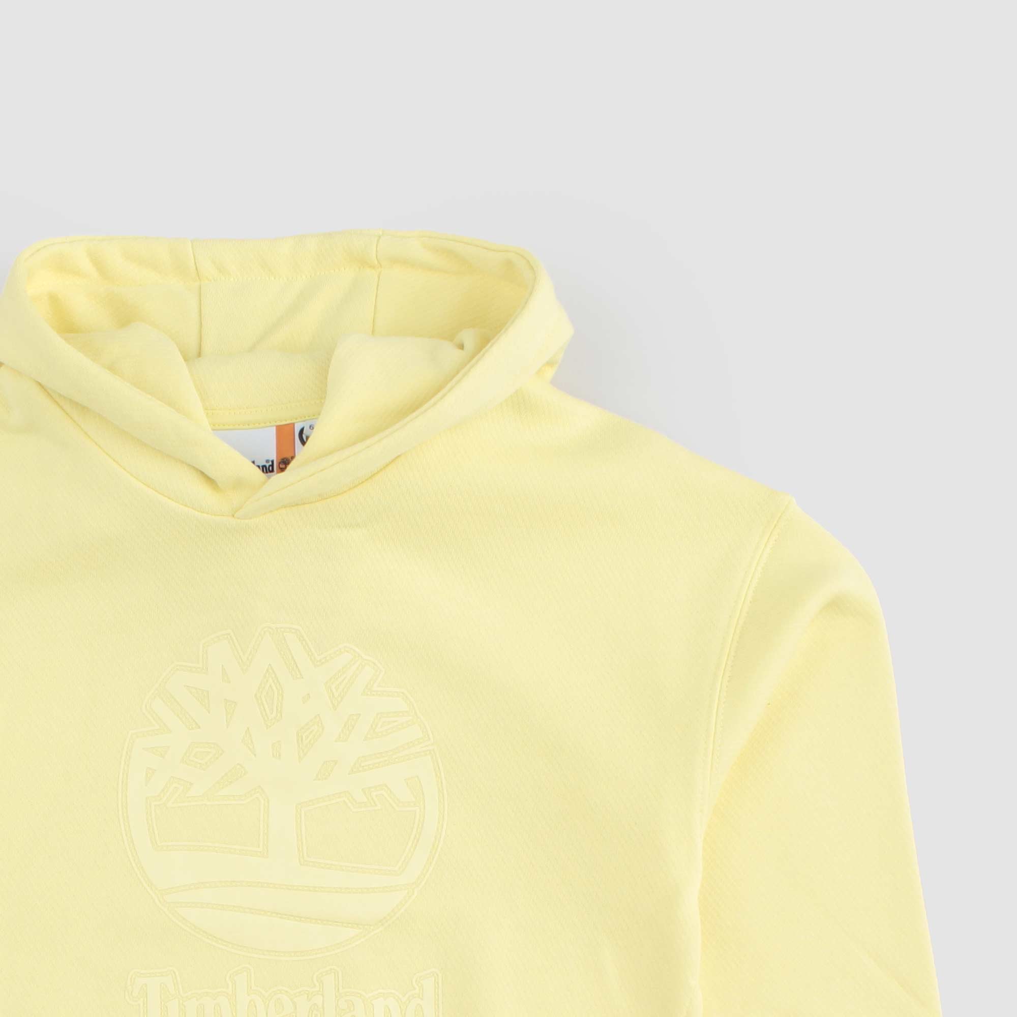 Felpa Gialla Con Cappuccio Firmata TIMBERLAND - annameglio.com abbigliamento moda