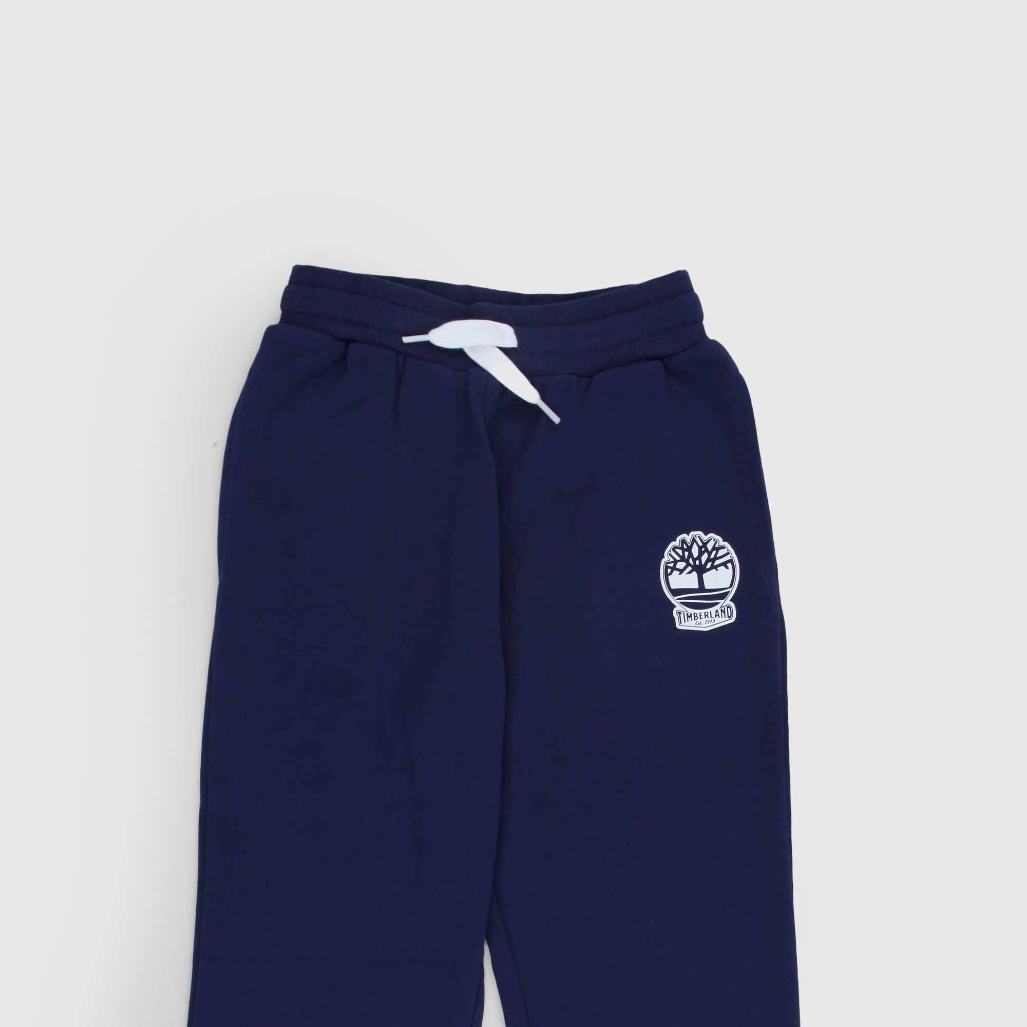 Pantalone Tuta Blu E Logo Firmato TIMBERLAND - annameglio.com abbigliamento moda