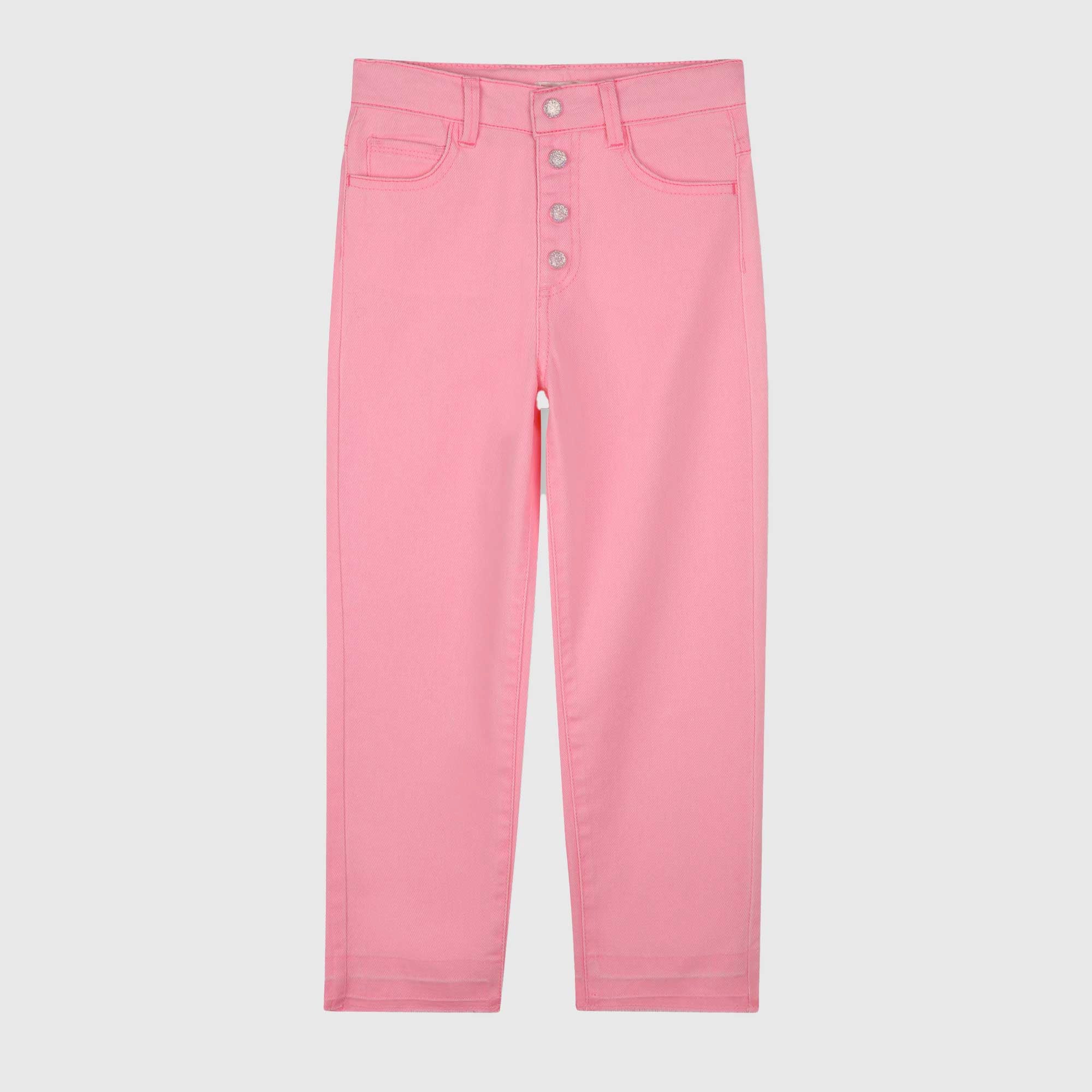 Jeans Con Bottoni In Cotone Firmato BILLIEBLUSH - annameglio.com abbigliamento moda