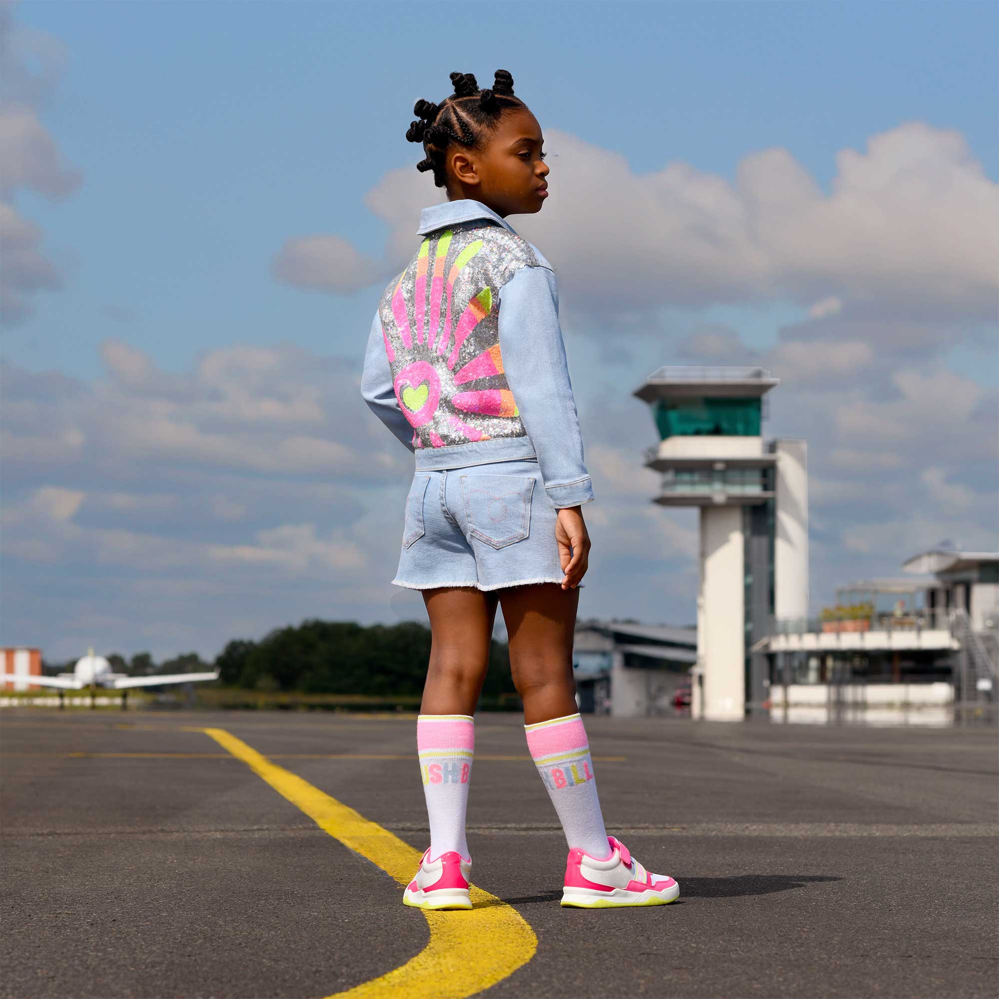 Giacca In Denim Con Paillettes Firmata BILLIEBLUSH - annameglio.com abbigliamento moda