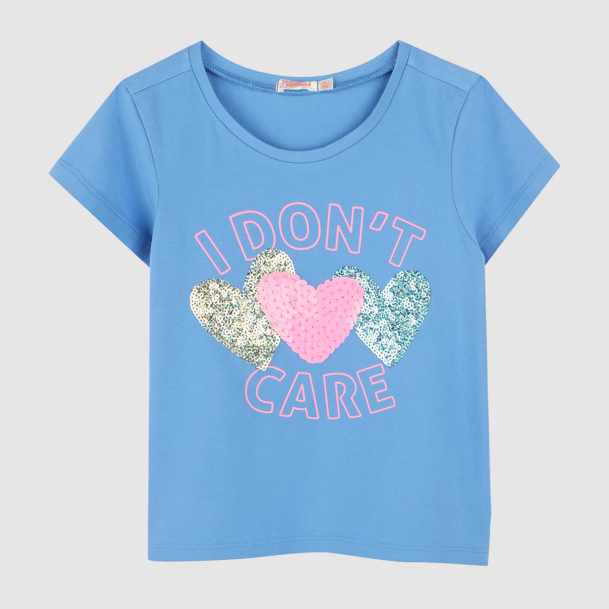 T-shirt Blu A Maniche Corte Firmata BILLIEBLUSH - annameglio.com abbigliamento moda