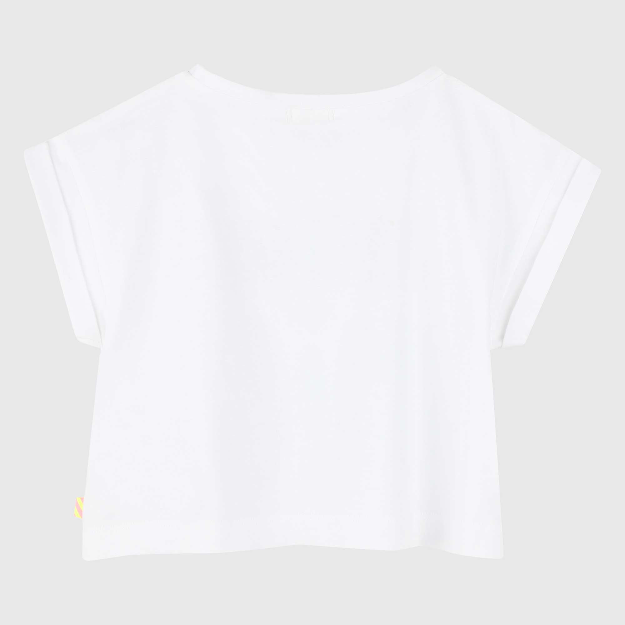 T-shirt Manica Corta Bianca Firmata BILLIEBLUSH - annameglio.com abbigliamento moda