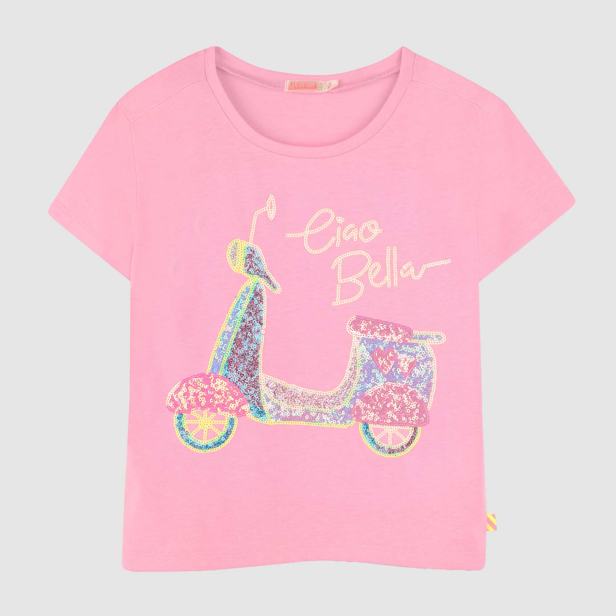 T-shirt Rosa A Maniche Corte Firmata BILLIEBLUSH - annameglio.com abbigliamento moda