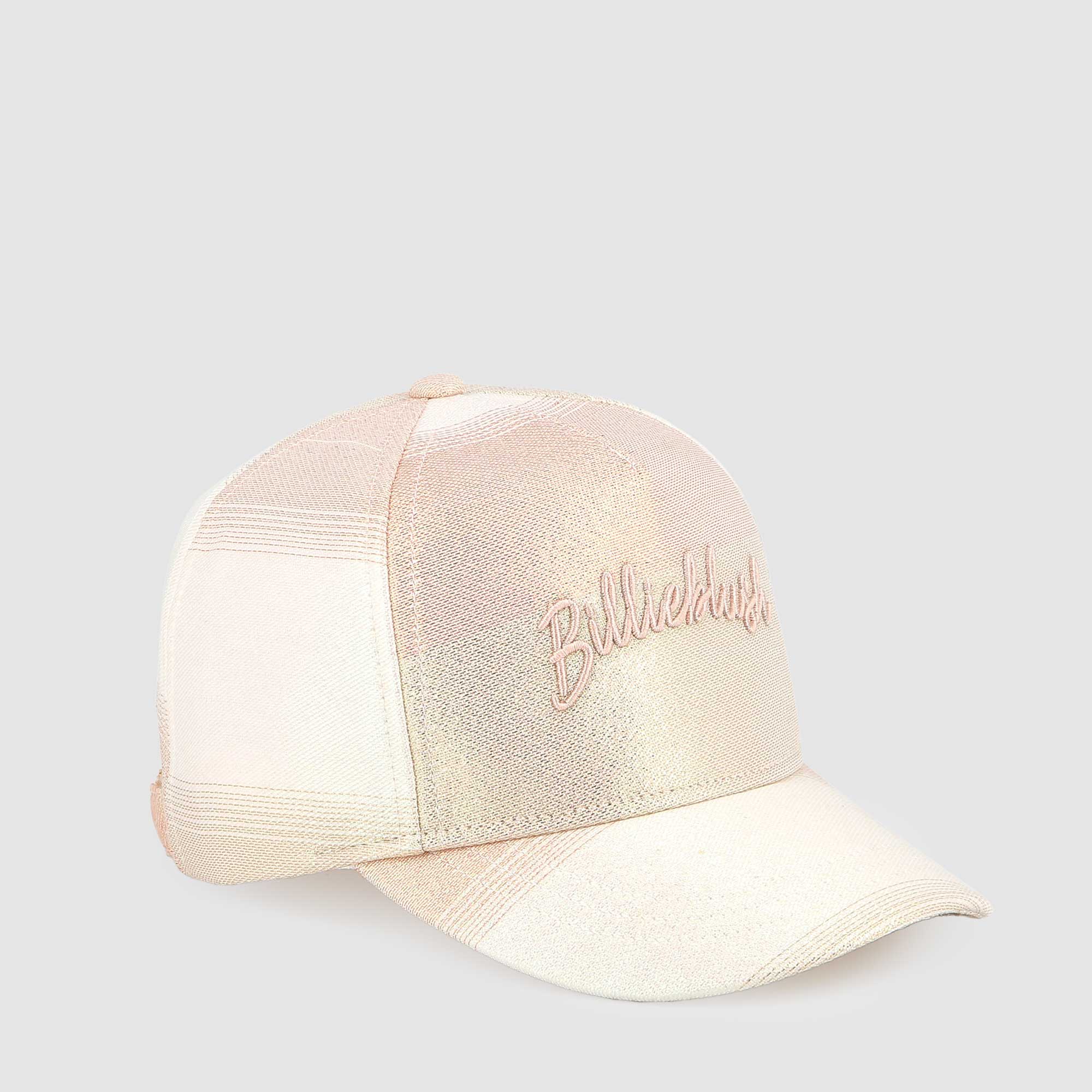 Cappello Metallizzato Ricamato Firmato BILLIEBLUSH - annameglio.com abbigliamento moda