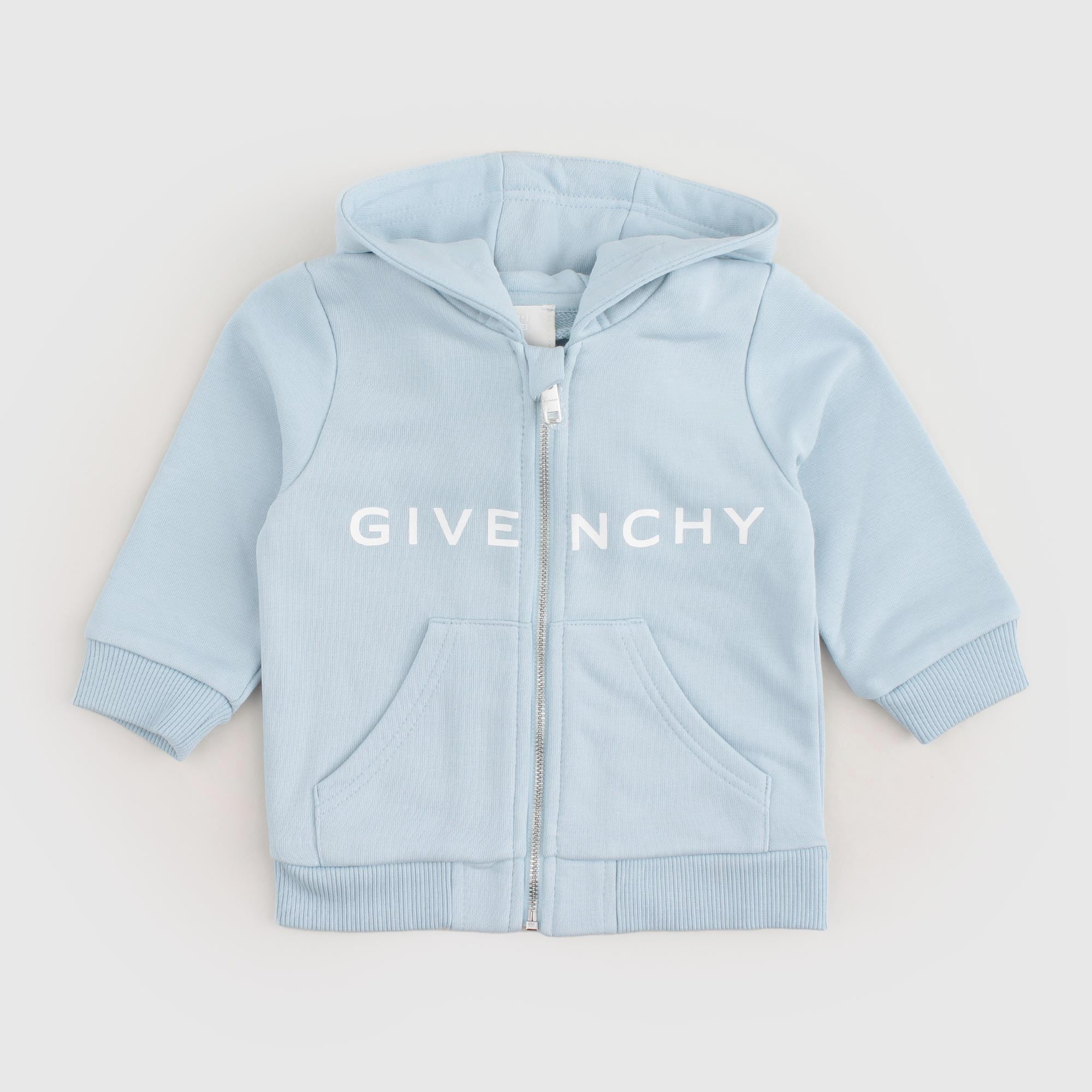 Felpa Celeste Con Logo Firmata GIVENCHY - annameglio.com abbigliamento moda