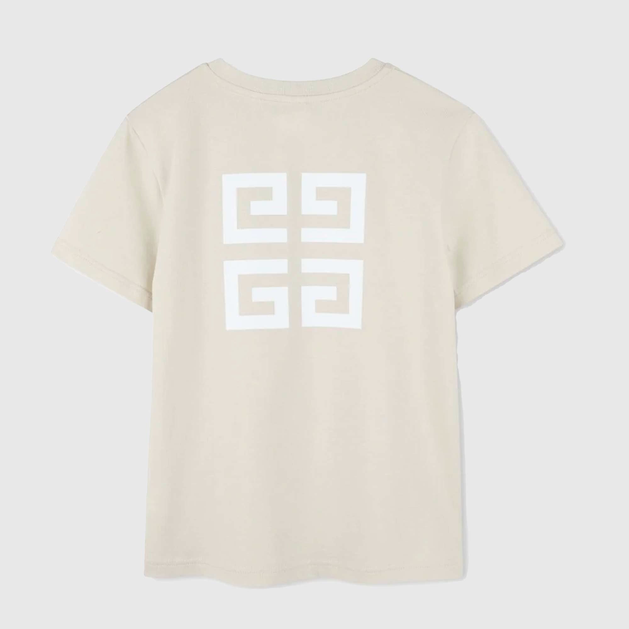 T-shirt Beige Firmata GIVENCHY - annameglio.com abbigliamento moda