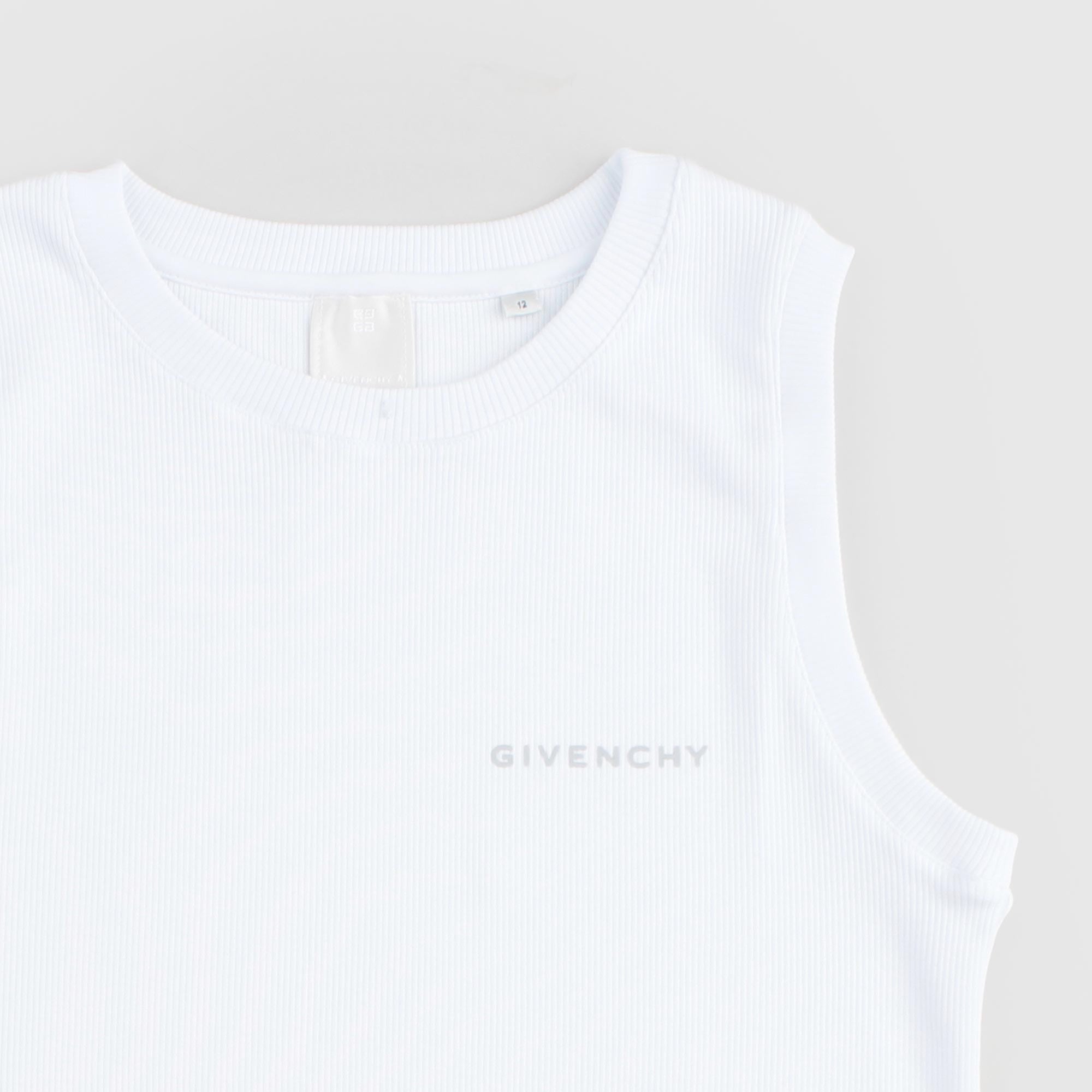 Canotta Bianca Firmata GIVENCHY - annameglio.com abbigliamento moda