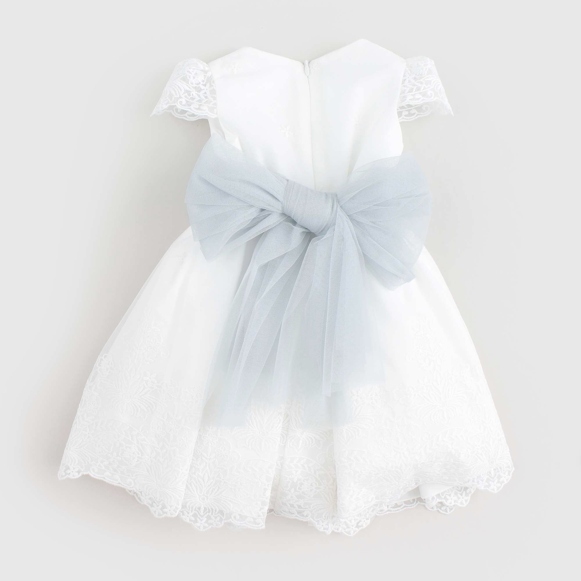 Abito Bianco Con Fiore Firmato MIMILÚ - annameglio.com abbigliamento moda