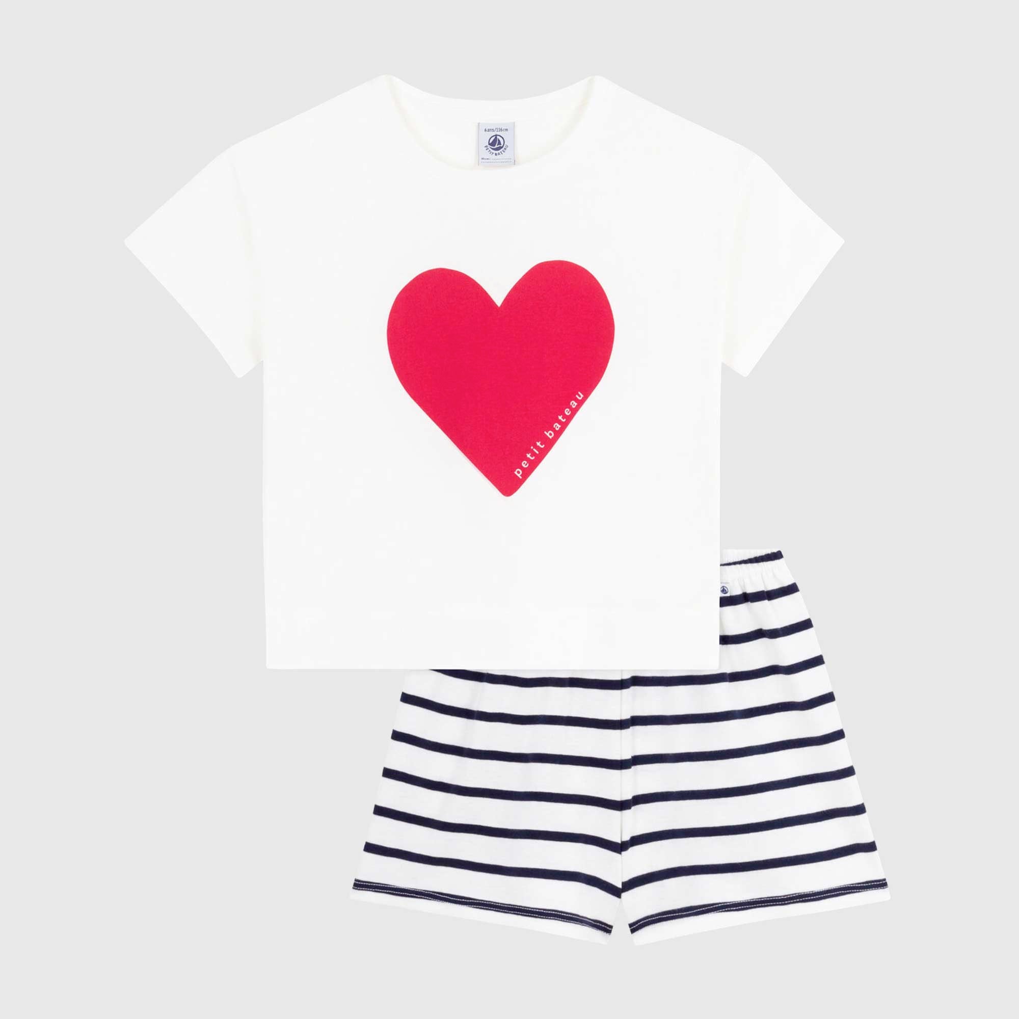 Completino Bianco e Blu Firmato PETIT BATEAU - annameglio.com abbigliamento moda