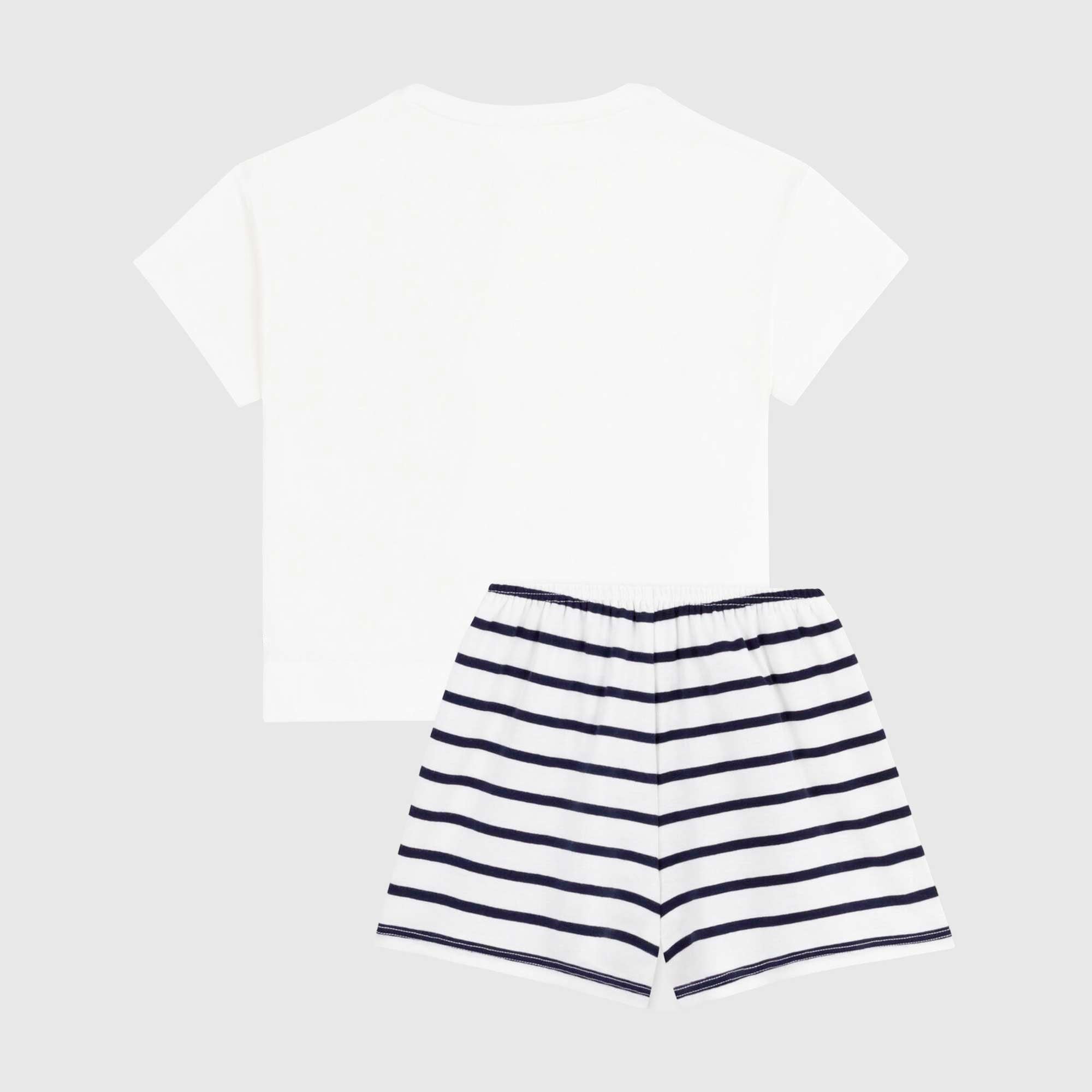 Completino Bianco e Blu Firmato PETIT BATEAU - annameglio.com abbigliamento moda