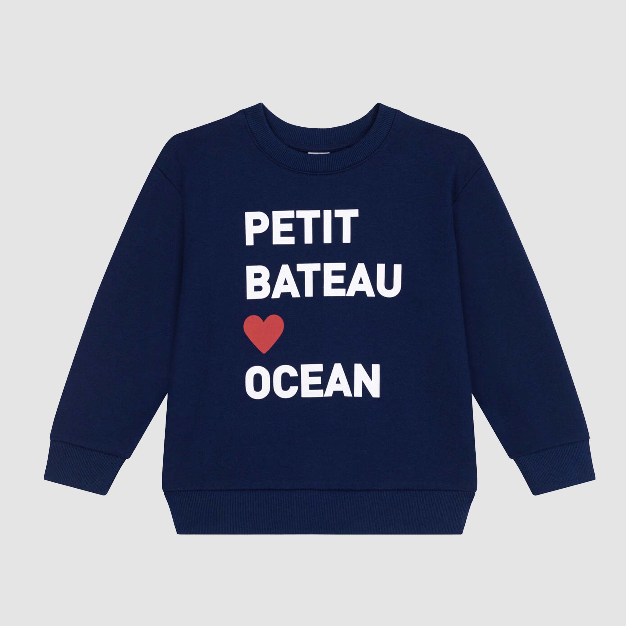 Felpa In Cotone Con Stampa Firmata PETIT BATEAU - annameglio.com abbigliamento moda