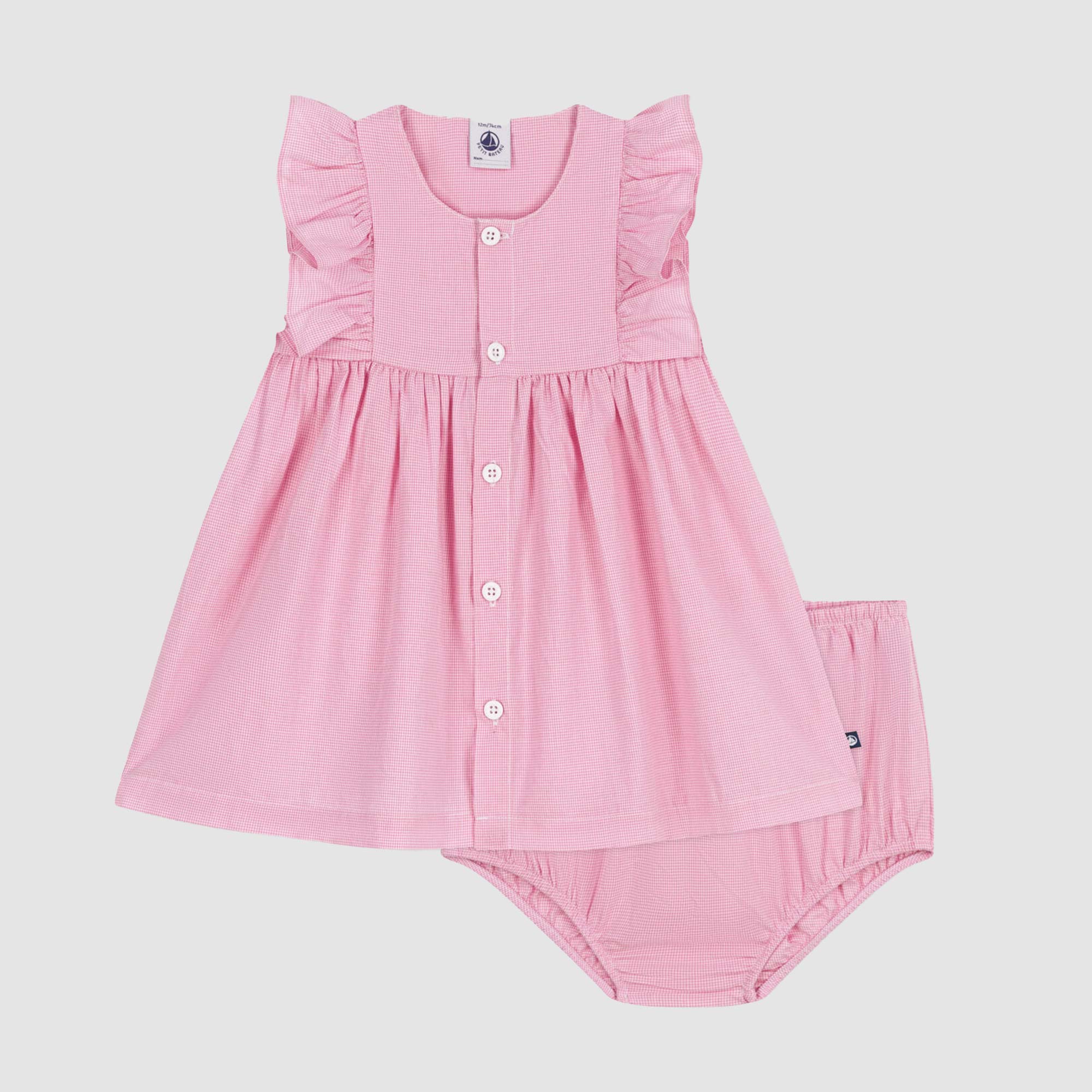 Scamiciata Rosa e Bianca PETIT BATEAU - annameglio.com abbigliamento moda