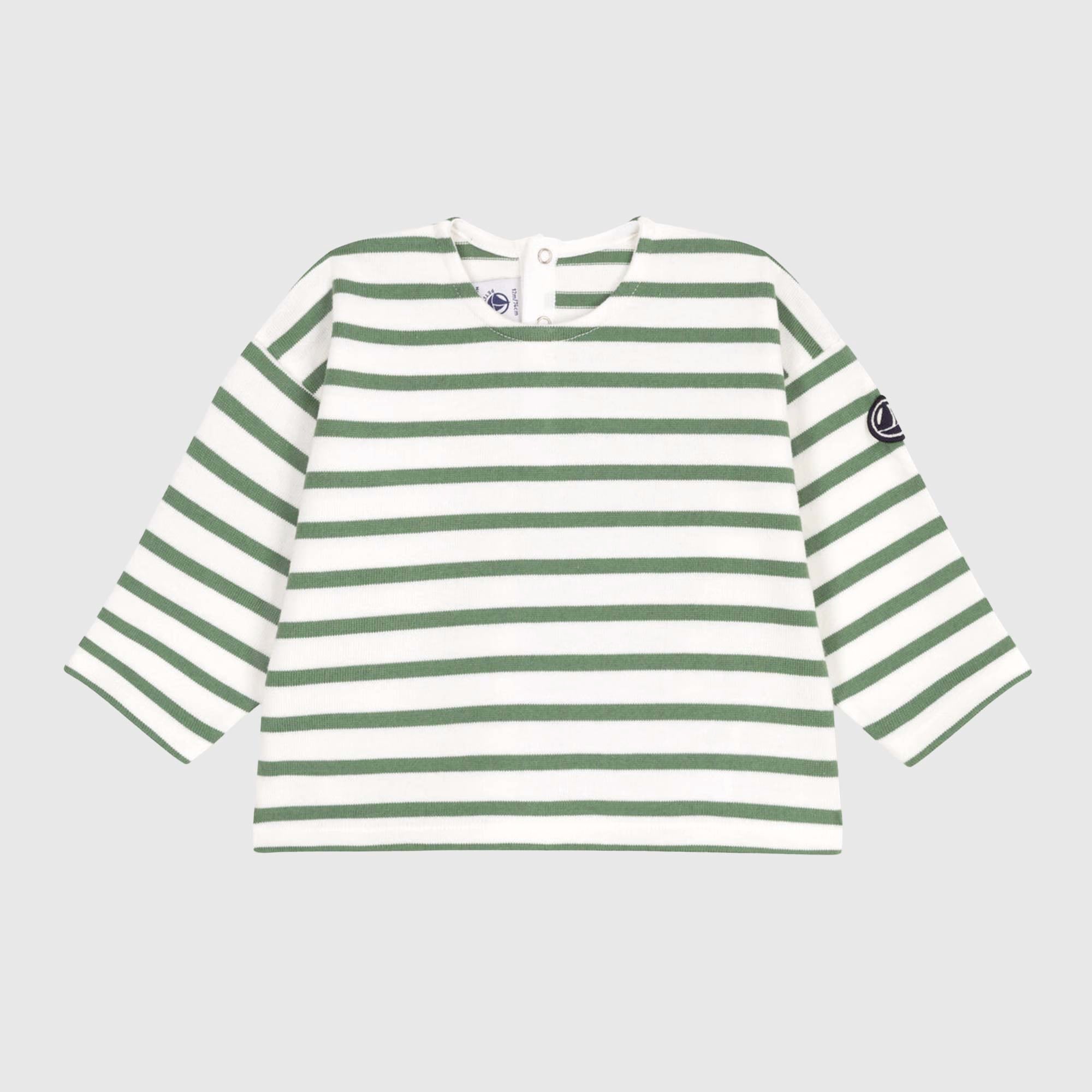Maglioncino Latte E Verde Firmato PETIT BATEAU - annameglio.com abbigliamento moda