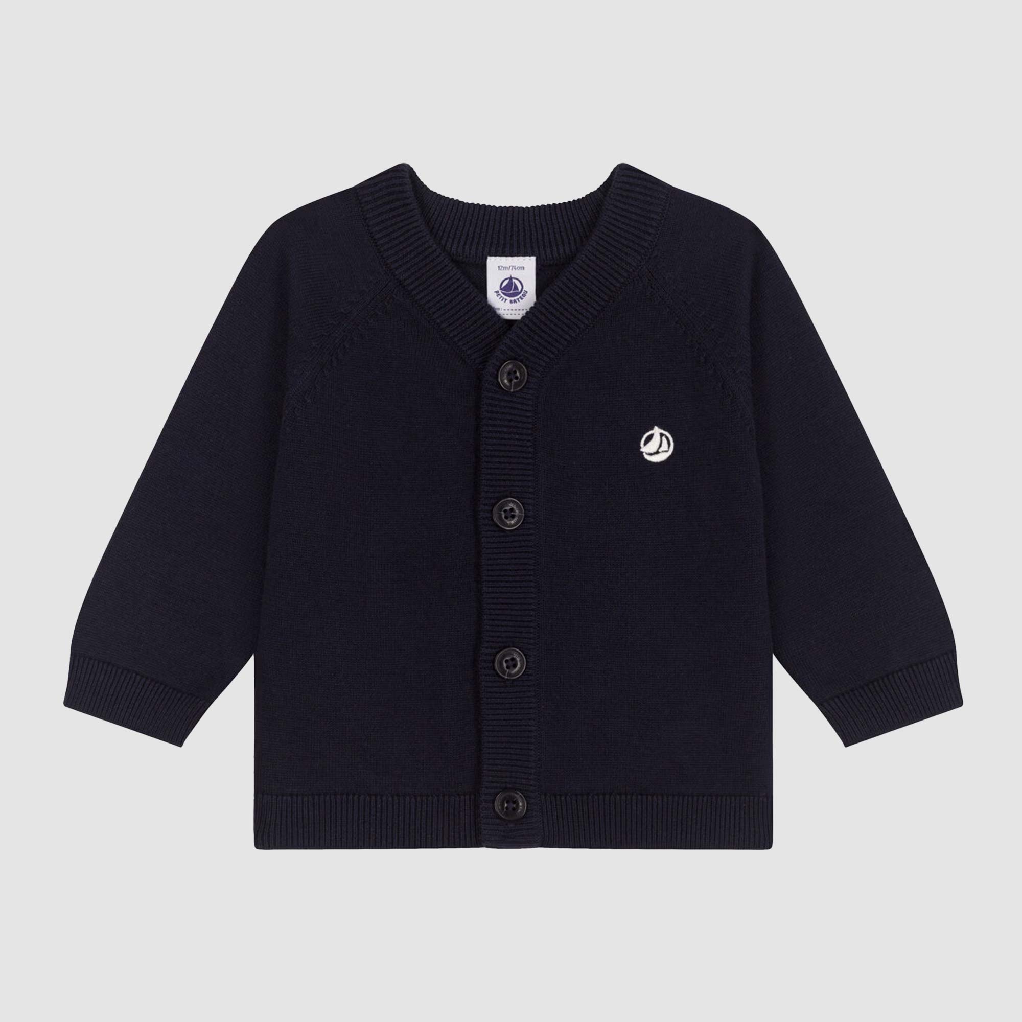 Cardigan Blu New born Firmato PETIT BATEAU - annameglio.com abbigliamento moda
