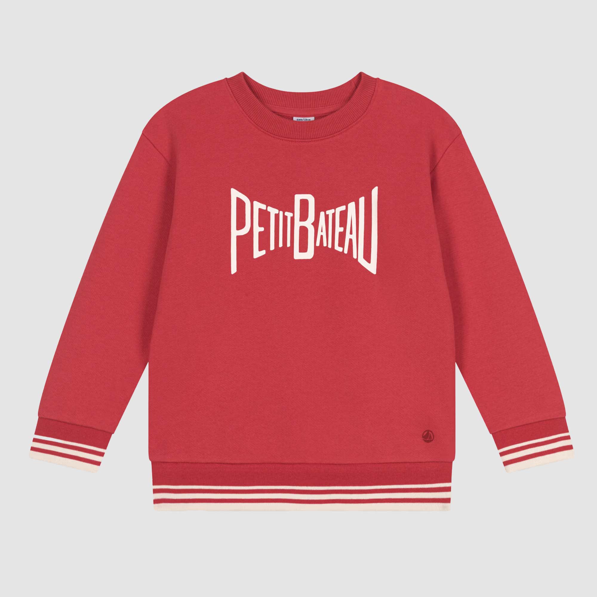 Felpa Rossa Con Logo Firmata PETIT BATEAU - annameglio.com abbigliamento moda