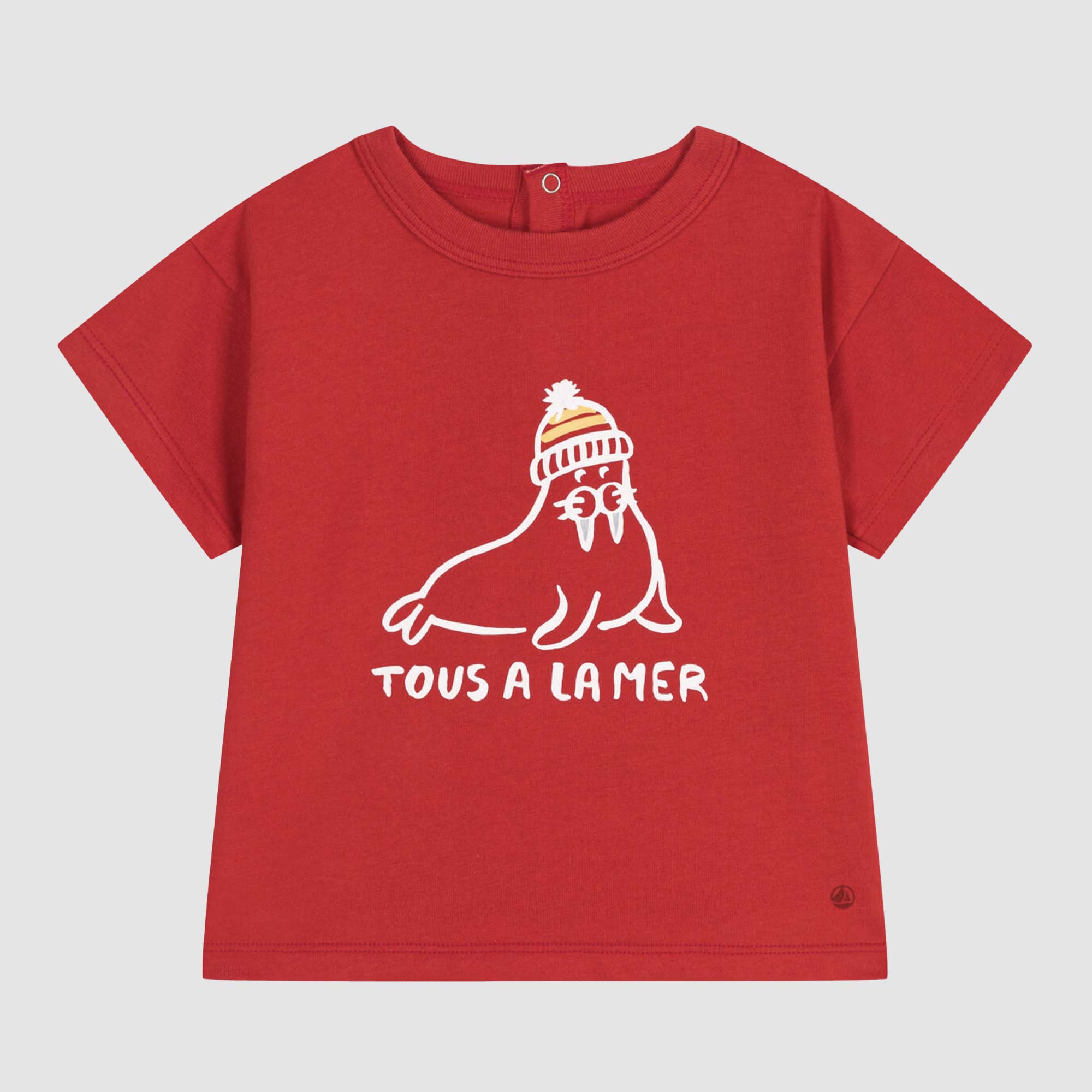 T-shirt Rossa Firmata PETIT BATEAU - annameglio.com abbigliamento moda