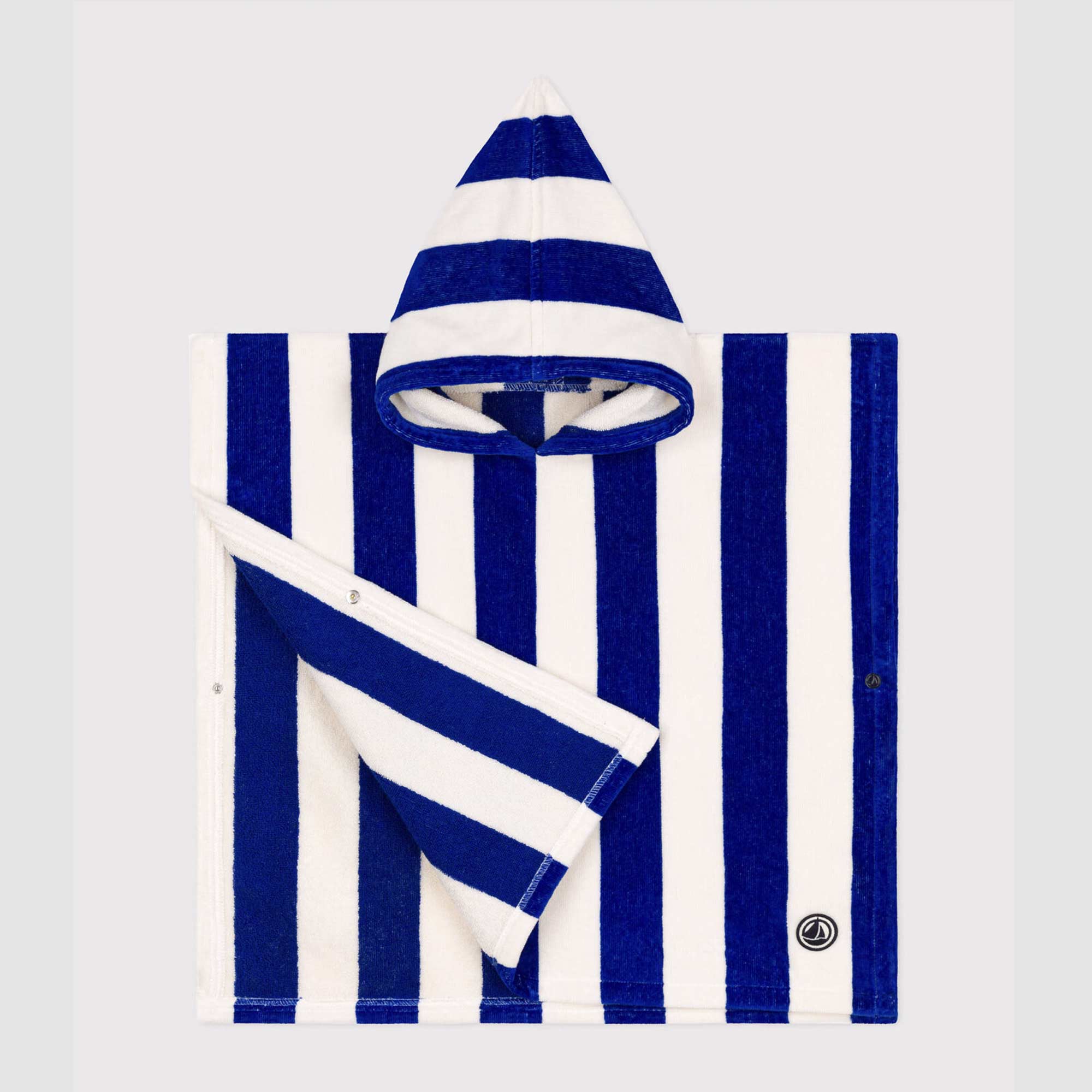 Poncho A Righe Firmato PETIT BATEAU - annameglio.com abbigliamento moda