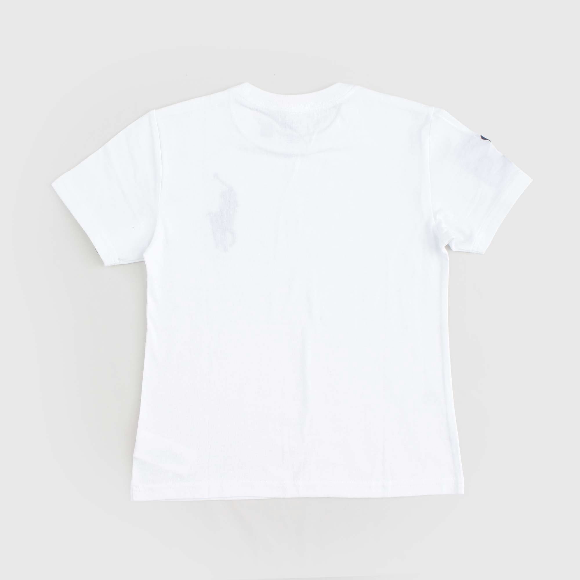 T-shirt Bianca Con Logo Firmata RALPH LAUREN - annameglio.com abbigliamento moda