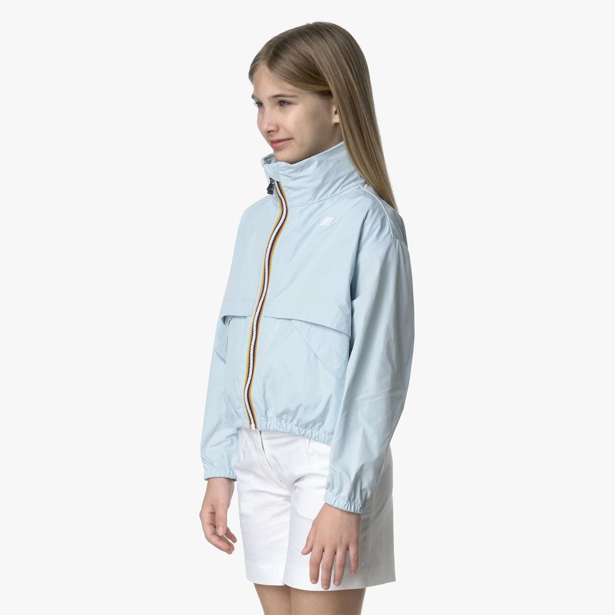 Giacca P. AUBETTE Celeste Firmata K-WAY - annameglio.com abbigliamento moda