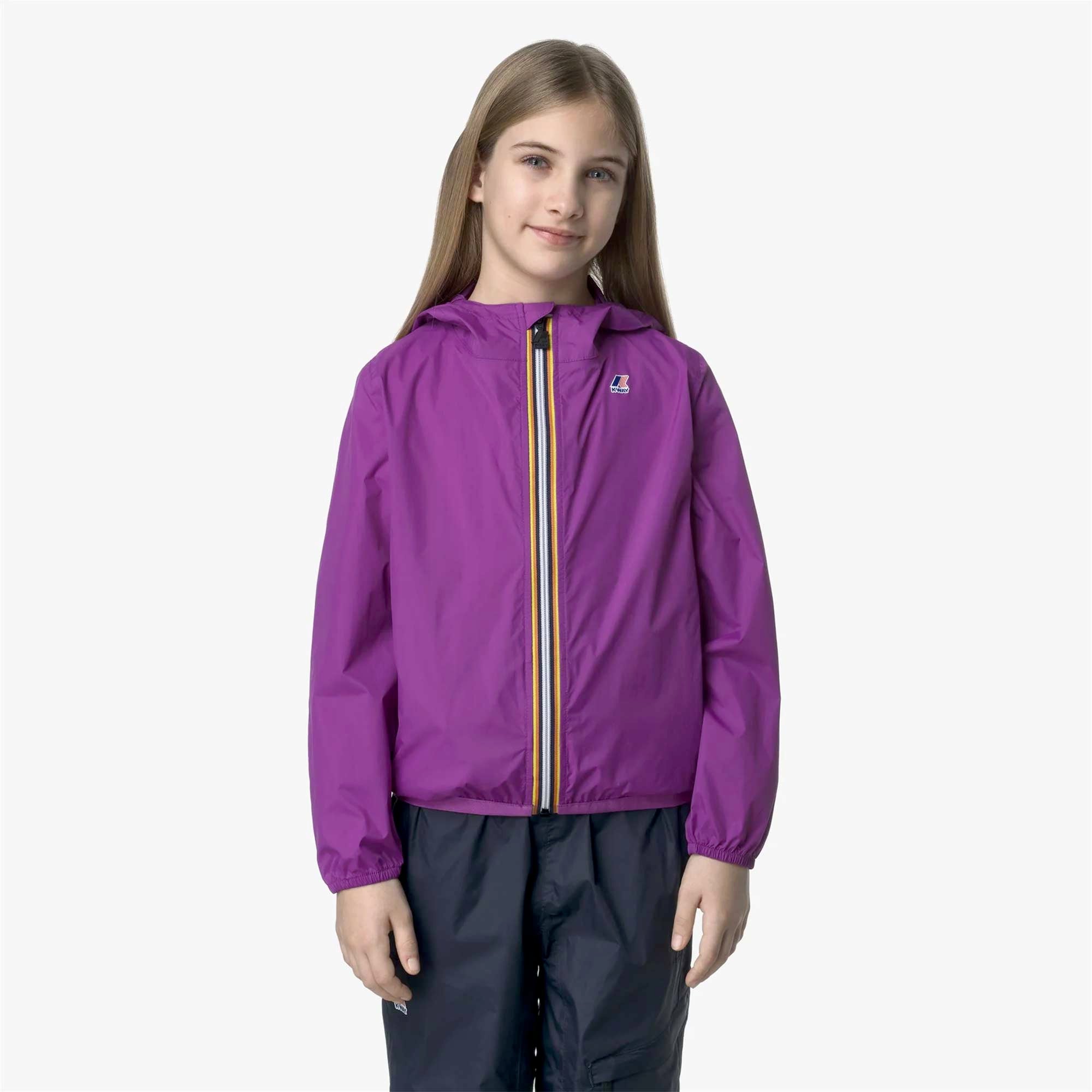 Giacca P. Lil Stretch Dot Viola Firmata K-WAY - annameglio.com abbigliamento moda